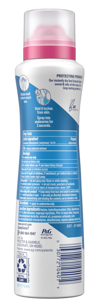 Deodorant Outlast Dry Spray Protecting Powder 4.1oz (Pack of 3)