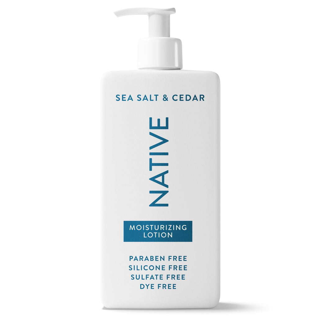 Moisturizing Body Lotion, Sea Salt & Cedar, Daily Dermatologist Tested for Sensitive Skin, for Women & Men, 16.5 fl oz