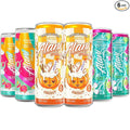 New Energy Drinks Pumkin Cream, Sherbet Swirl, Watermelon Wave Variety Pack, Sugar-Free, Low-Calorie, 200mg Caffeine, Energy Boost Drink 12 fl oz (Pack of 6)