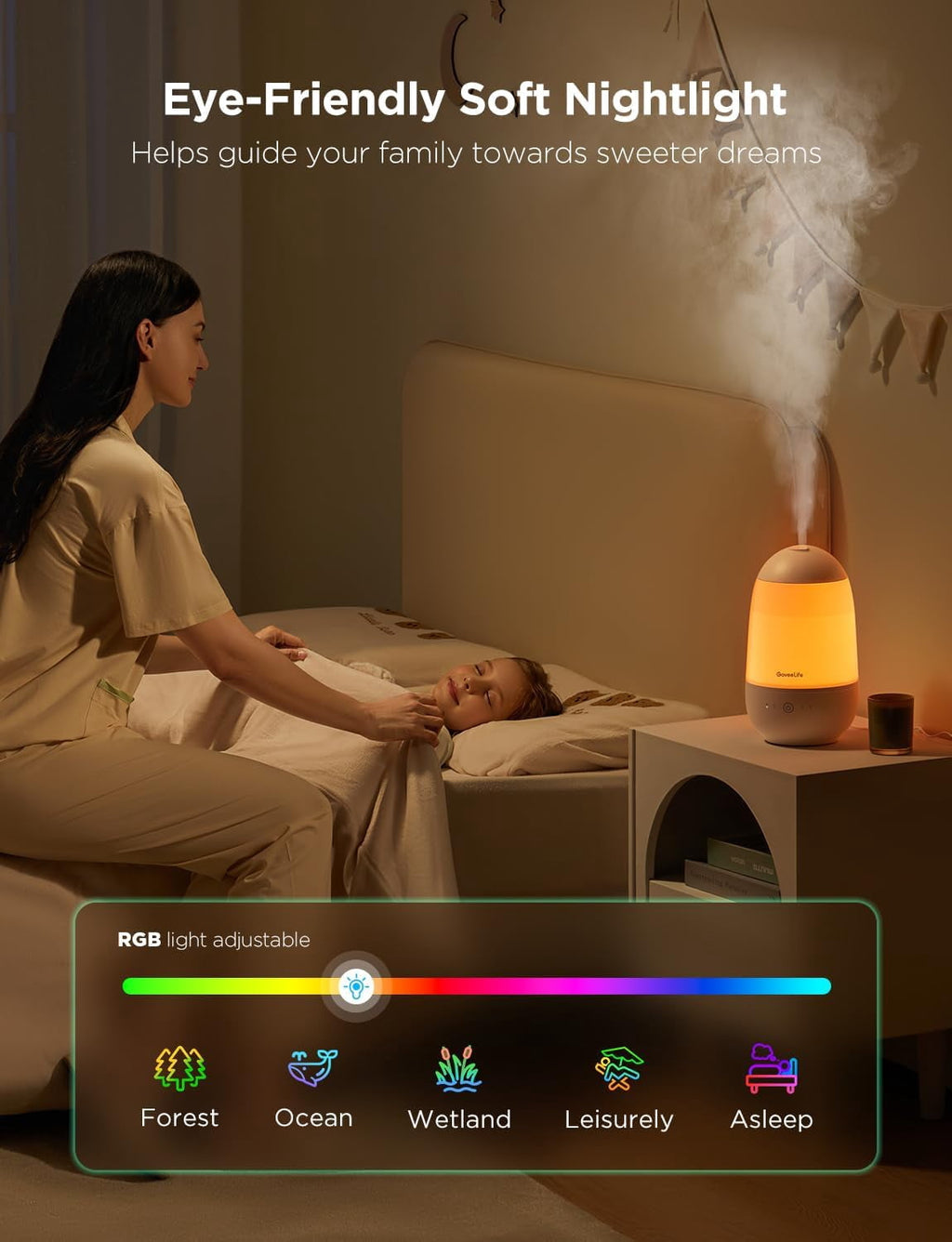 Mini Humidifier for Baby Nursery