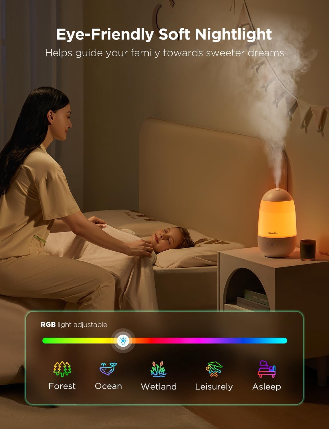 Mini Humidifier for Baby Nursery