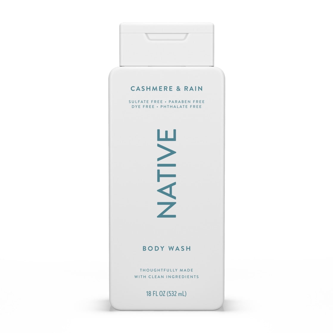 Body Wash, Sea Salt & Cedar, Sulfate Free, Naturally Derived Ingredients, 24hr Freshness, for Women & Men, 18 fl oz