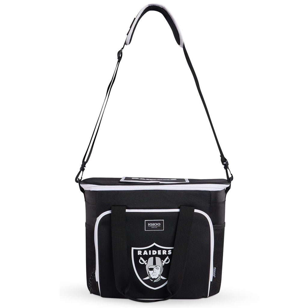 Black Las Vegas Raiders 28-Can Tote Cooler