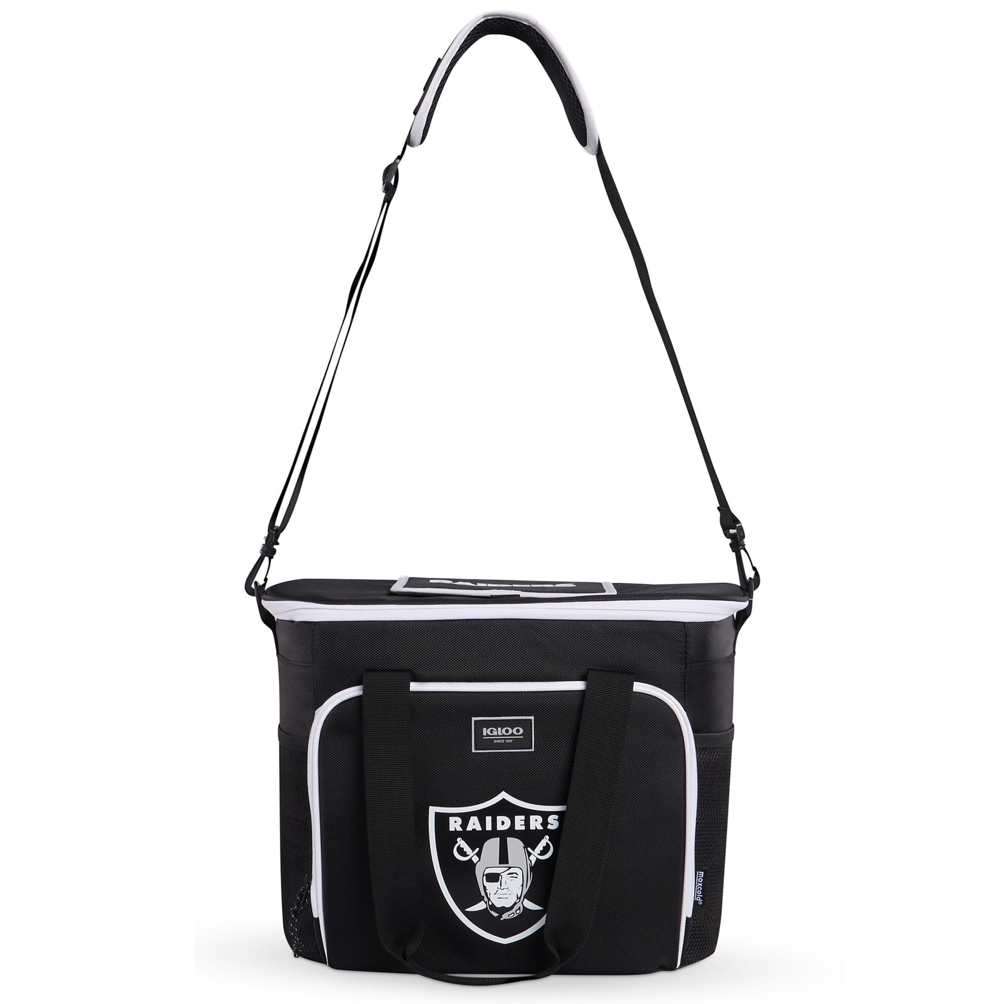 Black Las Vegas Raiders 28-Can Tote Cooler