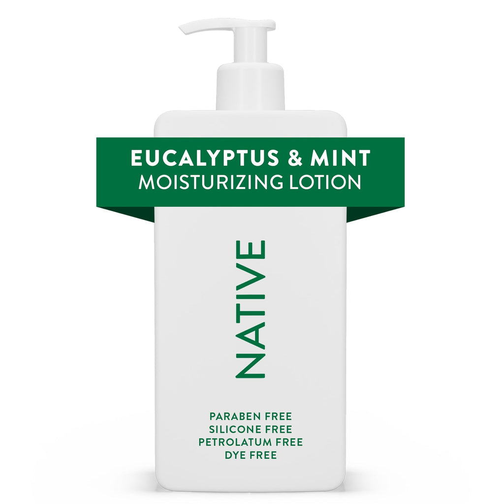 Moisturizing Hand & Body Lotion, Eucalyptus & Mint, Silicone Free, for Men and Women, 16.5 oz