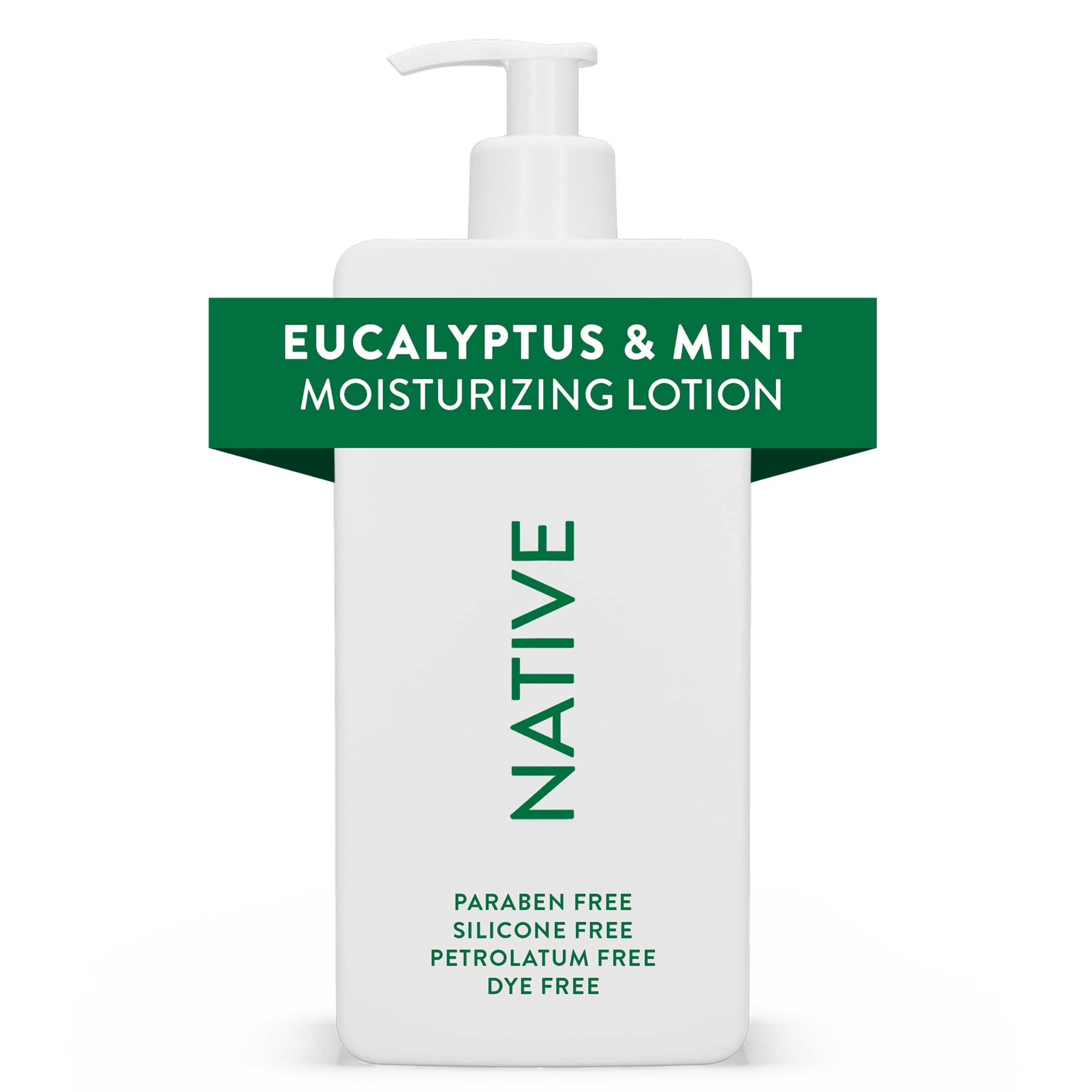 Moisturizing Hand & Body Lotion, Eucalyptus & Mint, Silicone Free, for Men and Women, 16.5 oz