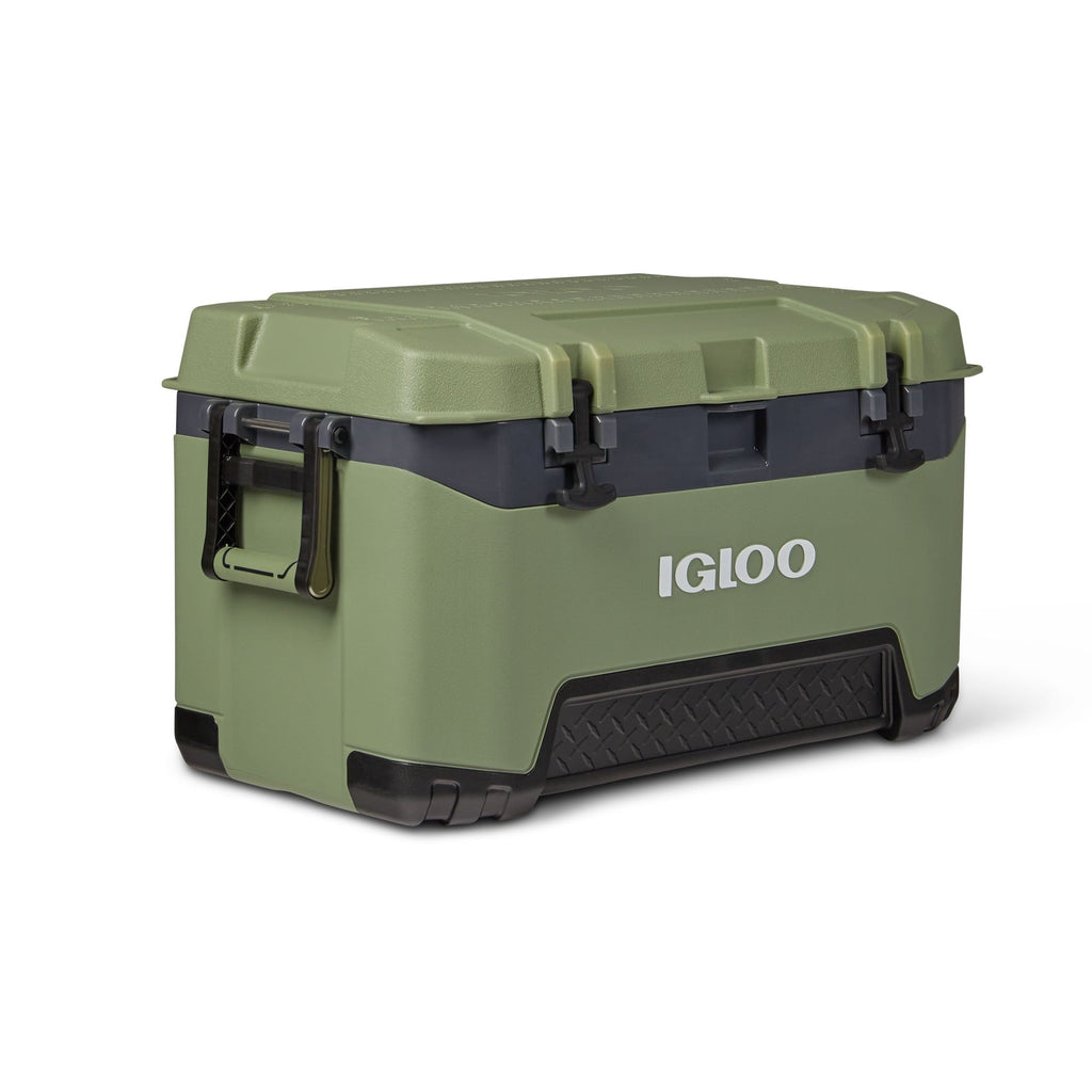 72 QT BMX Ice Chest Cooler with Cool Riser Technology, Oil Green