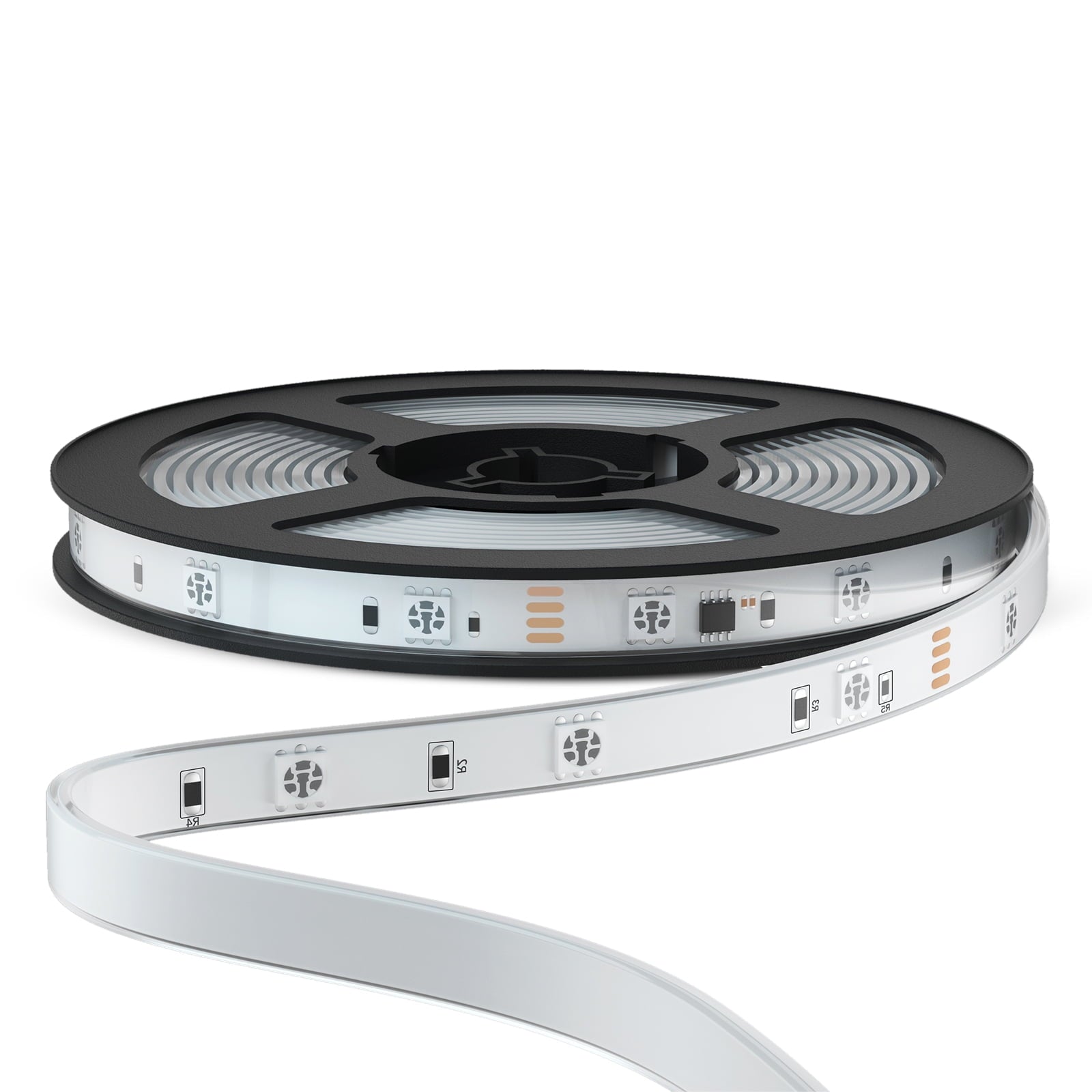32.8ft RGBIC Outdoor LED Strip Light with Warm and Cold White, WiFi Smart Lights Outdoor, IP65 Waterproof, Work with Alexa and Google Assistant, Remote Control