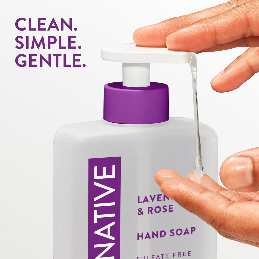 Liquid Hand Soap, Cherry & Vanilla Macaron, Non-drying, Naturally Derived Cleansers, Sulfate Free, 13 fl oz