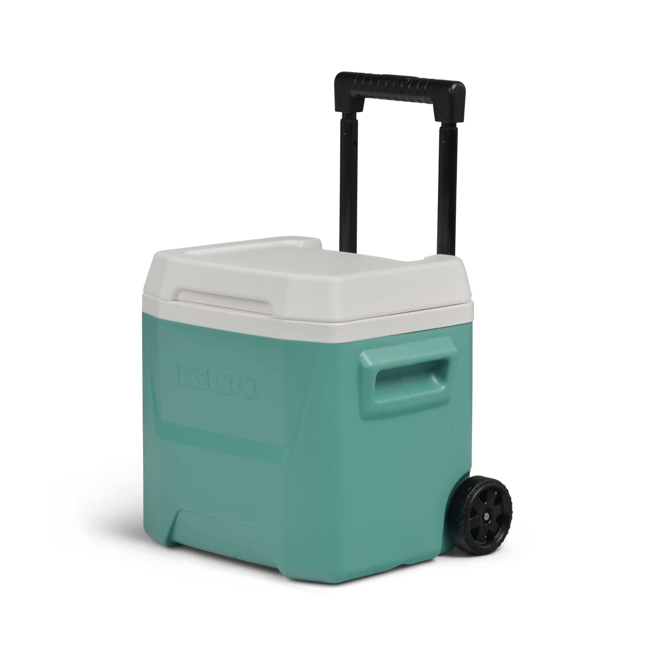 16 QT Laguna Hard Sided Ice Chest Cooler with Wheels, Aqua Blue