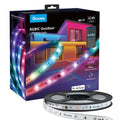 32.8ft RGBIC Outdoor LED Strip Light with Warm and Cold White, WiFi Smart Lights Outdoor, IP65 Waterproof, Work with Alexa and Google Assistant, Remote Control