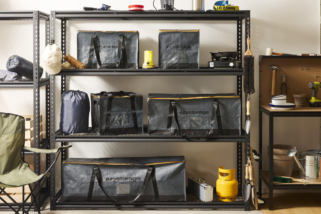 22.1 Gallon, Large, Heavy-Duty Collapsible Utility Storage Bag with Zipper and Reinforced Handles