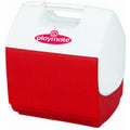 9 Can Hard Sided Thermocooler, Plastic, Red