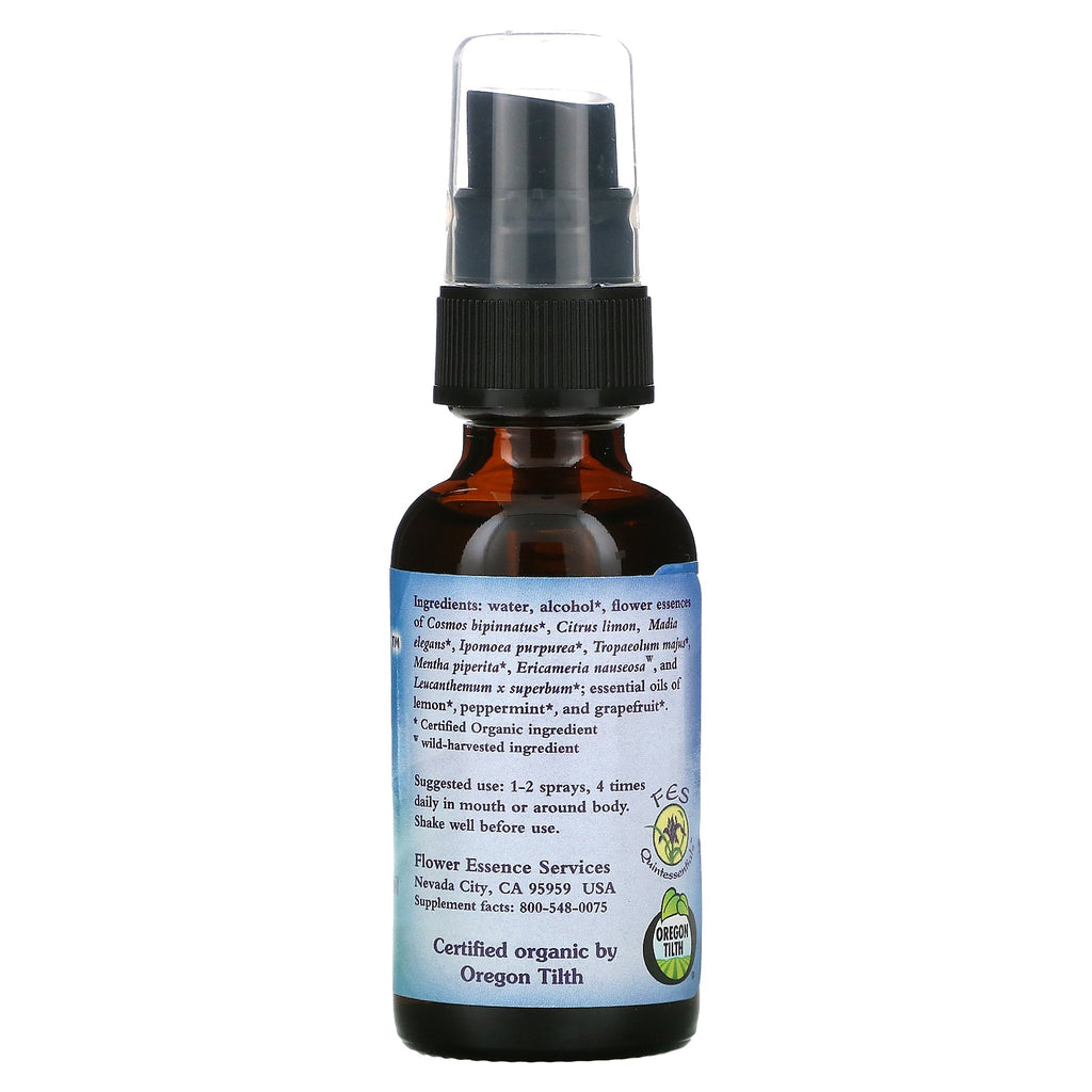 Flower Essence Services Mind-Full, Flower Essence & Essential Oil, 1 fl oz (30 ml)
