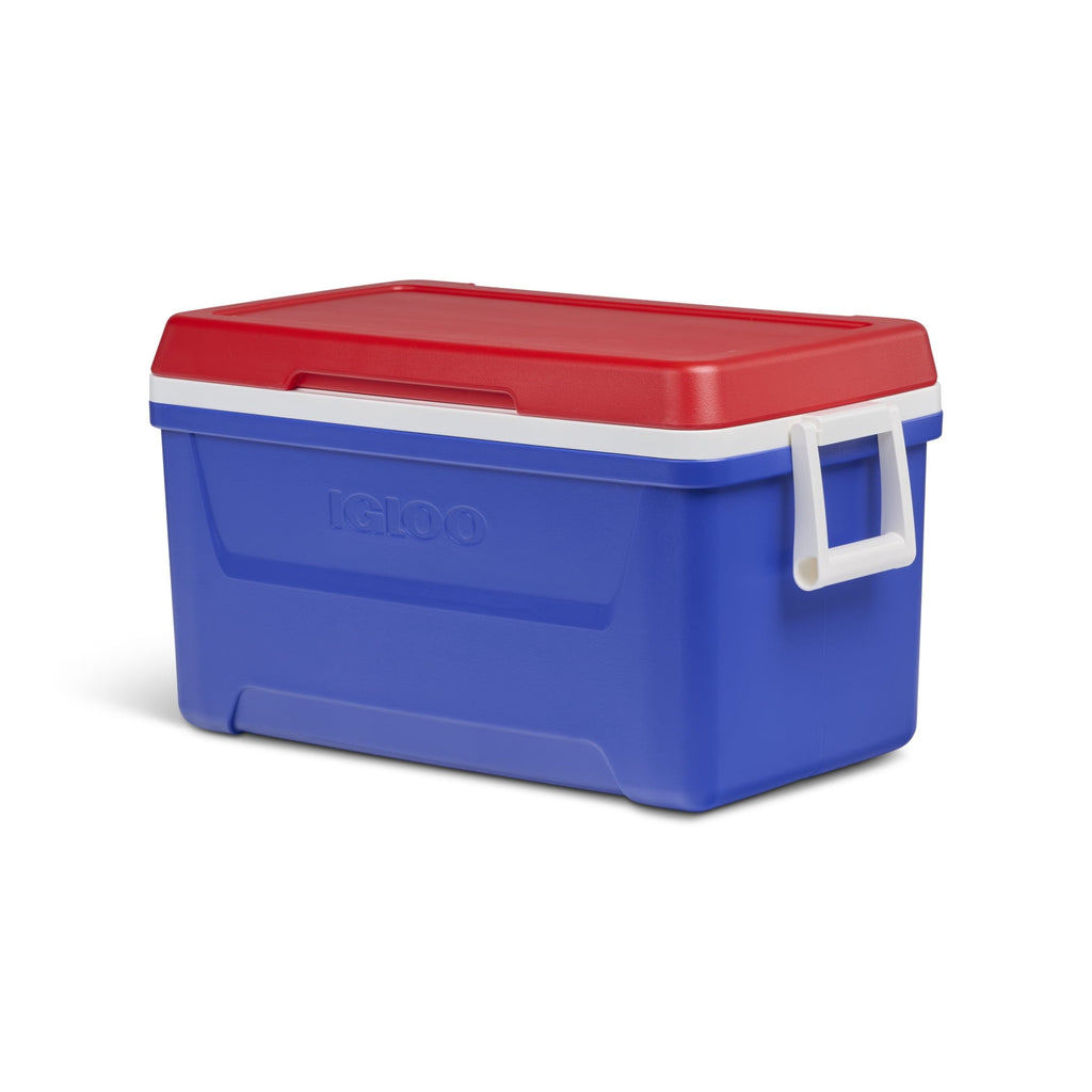 48 QT Laguna Hard Sided Ice Chest Cooler, Red
