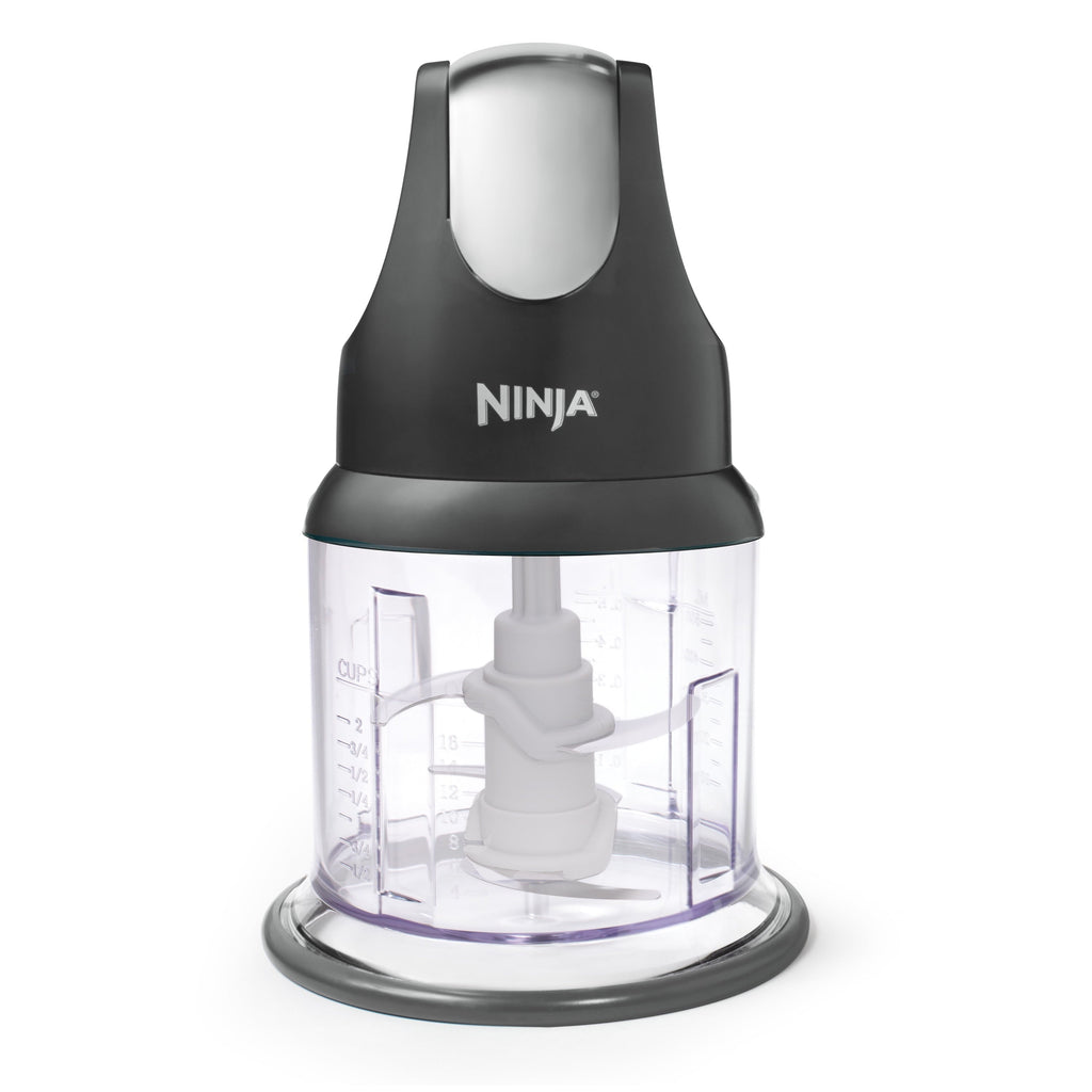 Express Chop 2-Cup Food Processor, Mince, Puree, One-Touch, Base, , NJ100WM Black