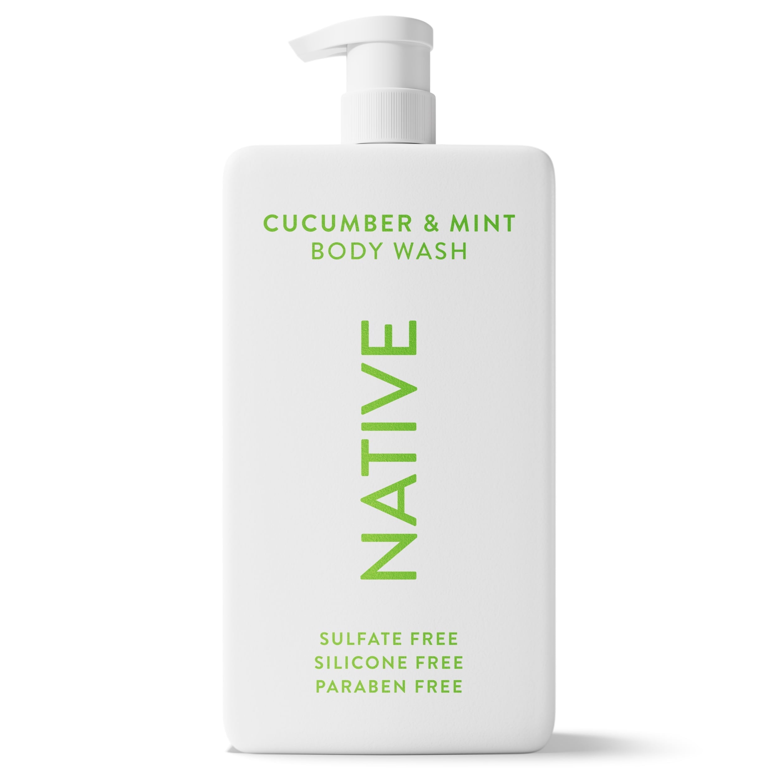 Body Wash, Cucumber & Mint, Sulfate Free, Naturally Derived Ingredients, 24hr Freshness, for Women & Men, 36 fl oz