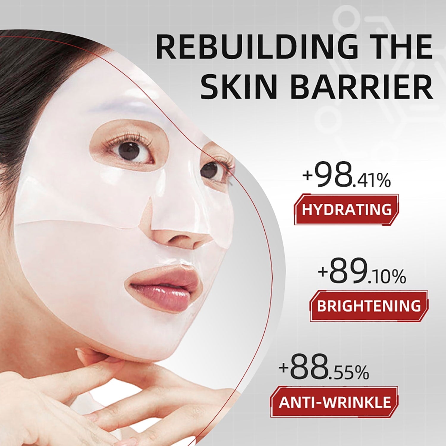 11 Pack Fruit Moisturizing Facial Mask Sheet, Rich in Fruit Essence Face Mask to Brighten and Hydrate Dull Skin