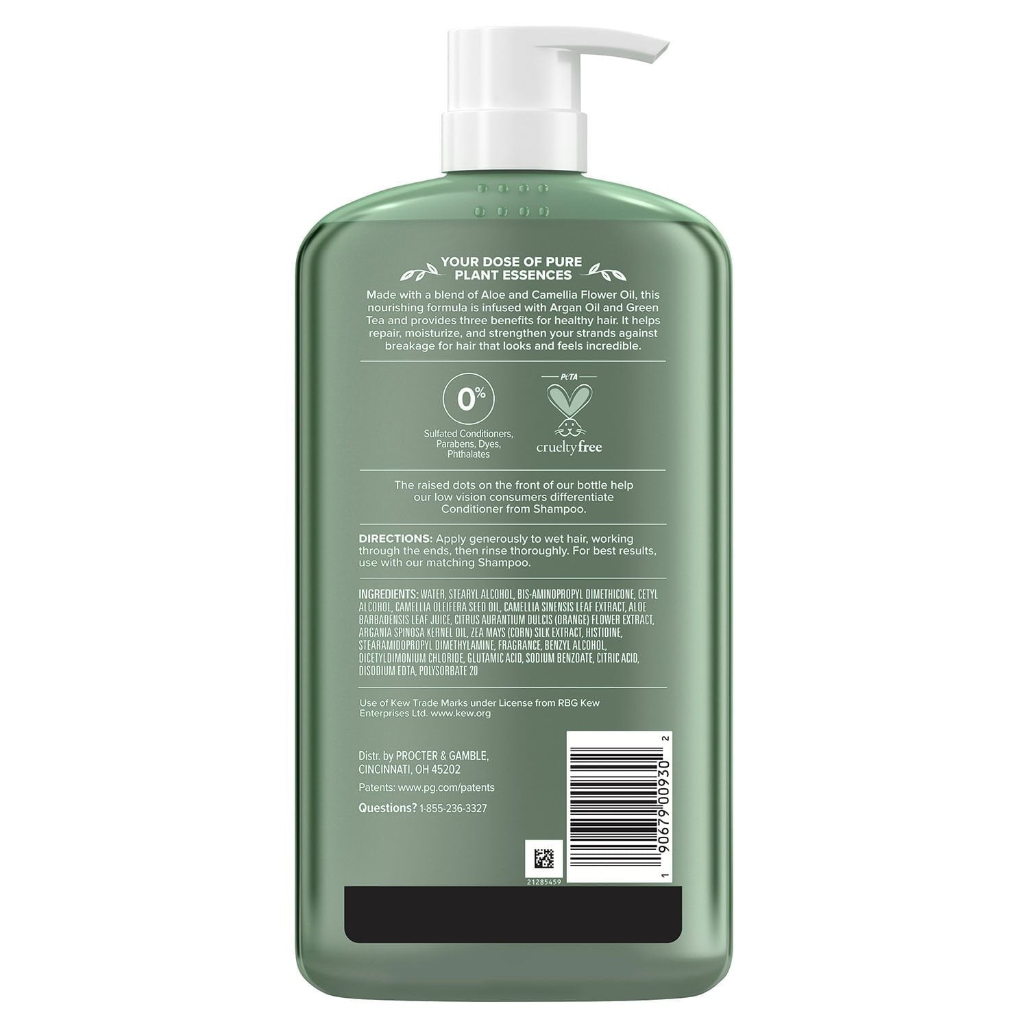 Argan Oil and Green Tea Sulfate-Free Conditioner (33.8 Fl Oz)