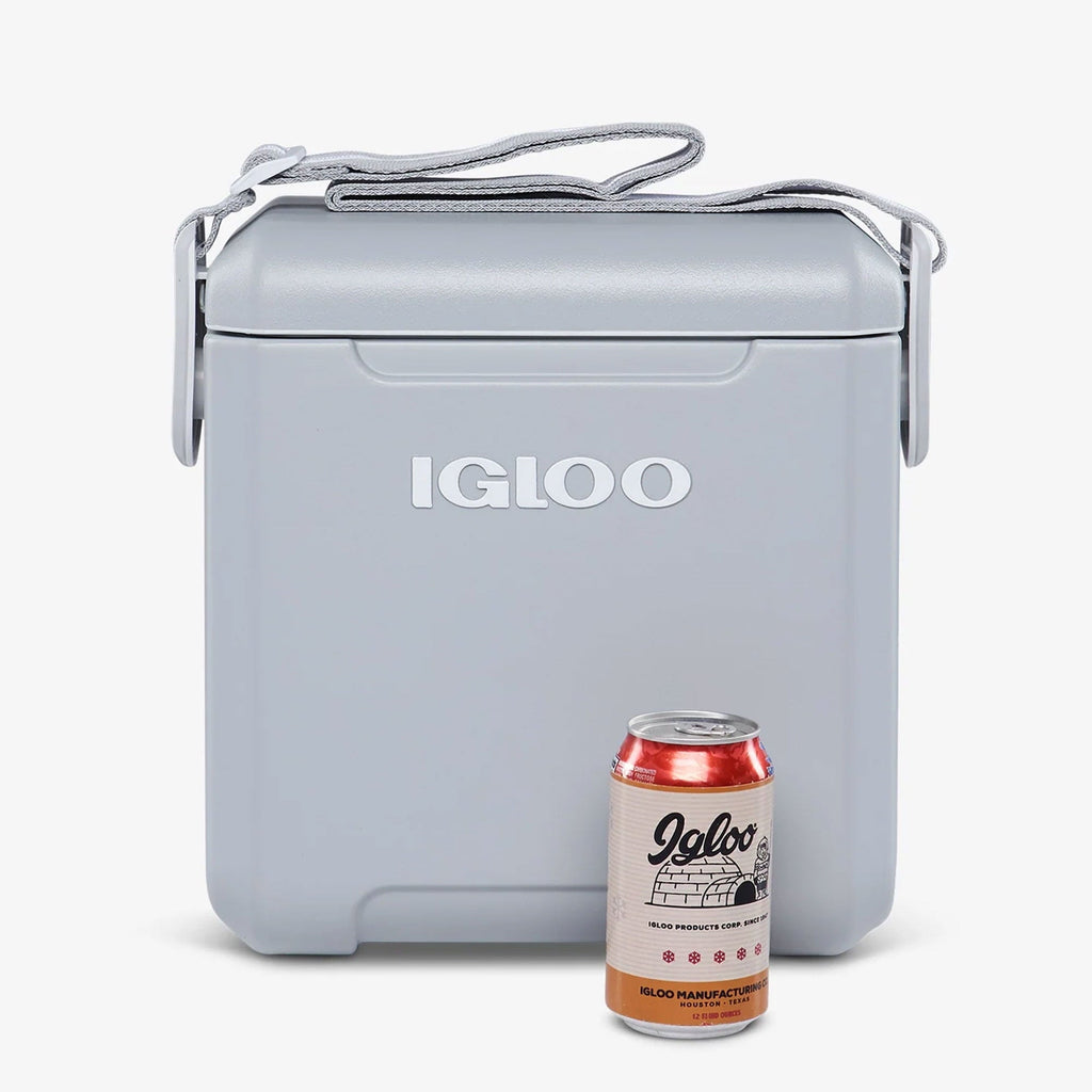 11 Quart Tag Along Too Strapped Picnic Style Cooler, Light Gray