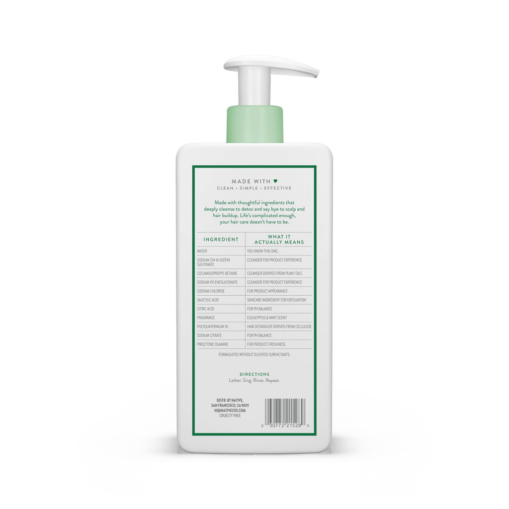 Detox Eucalyptus and Mint Shampoo 16.5 fl oz