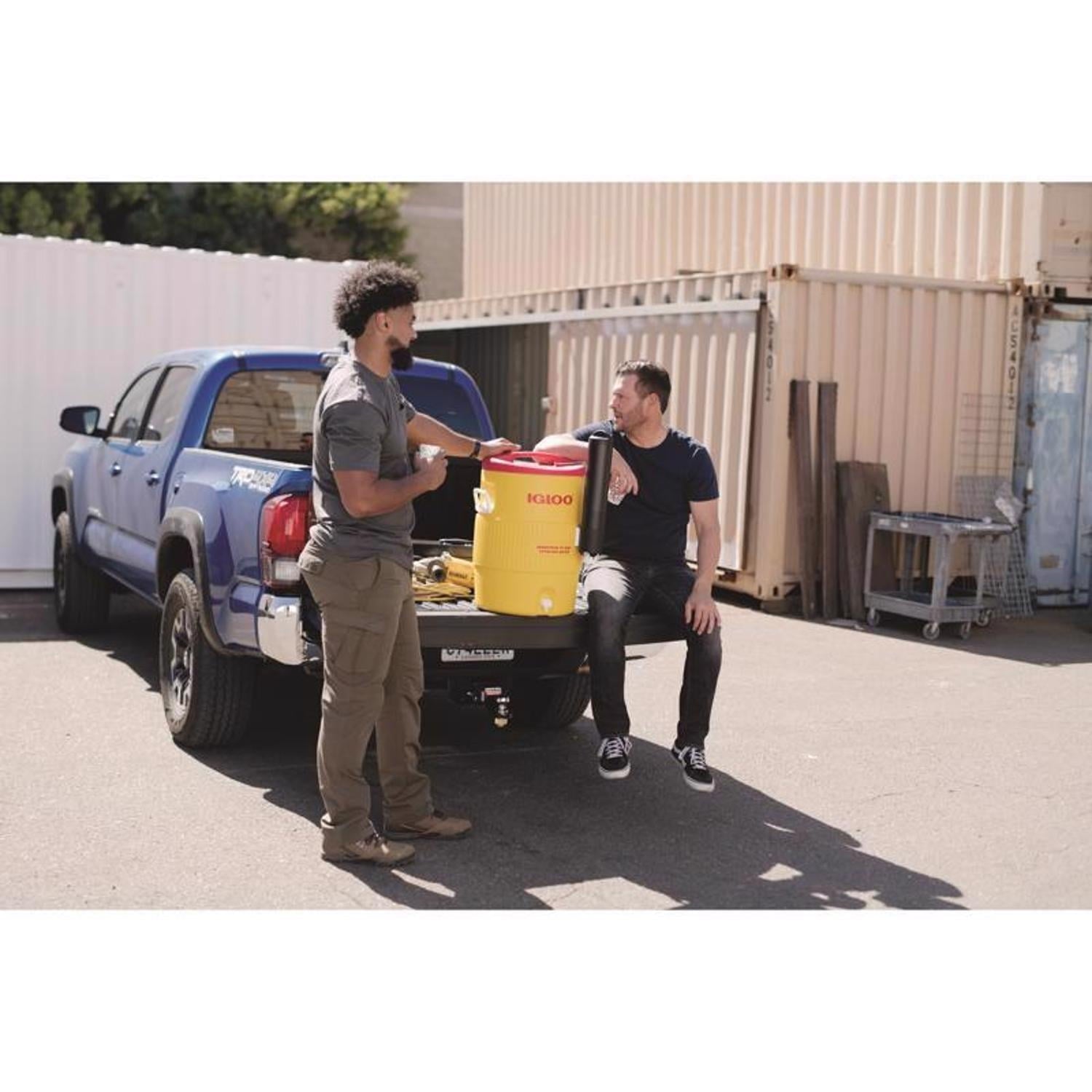 Industrial Red/Yellow 3 gal Water Cooler