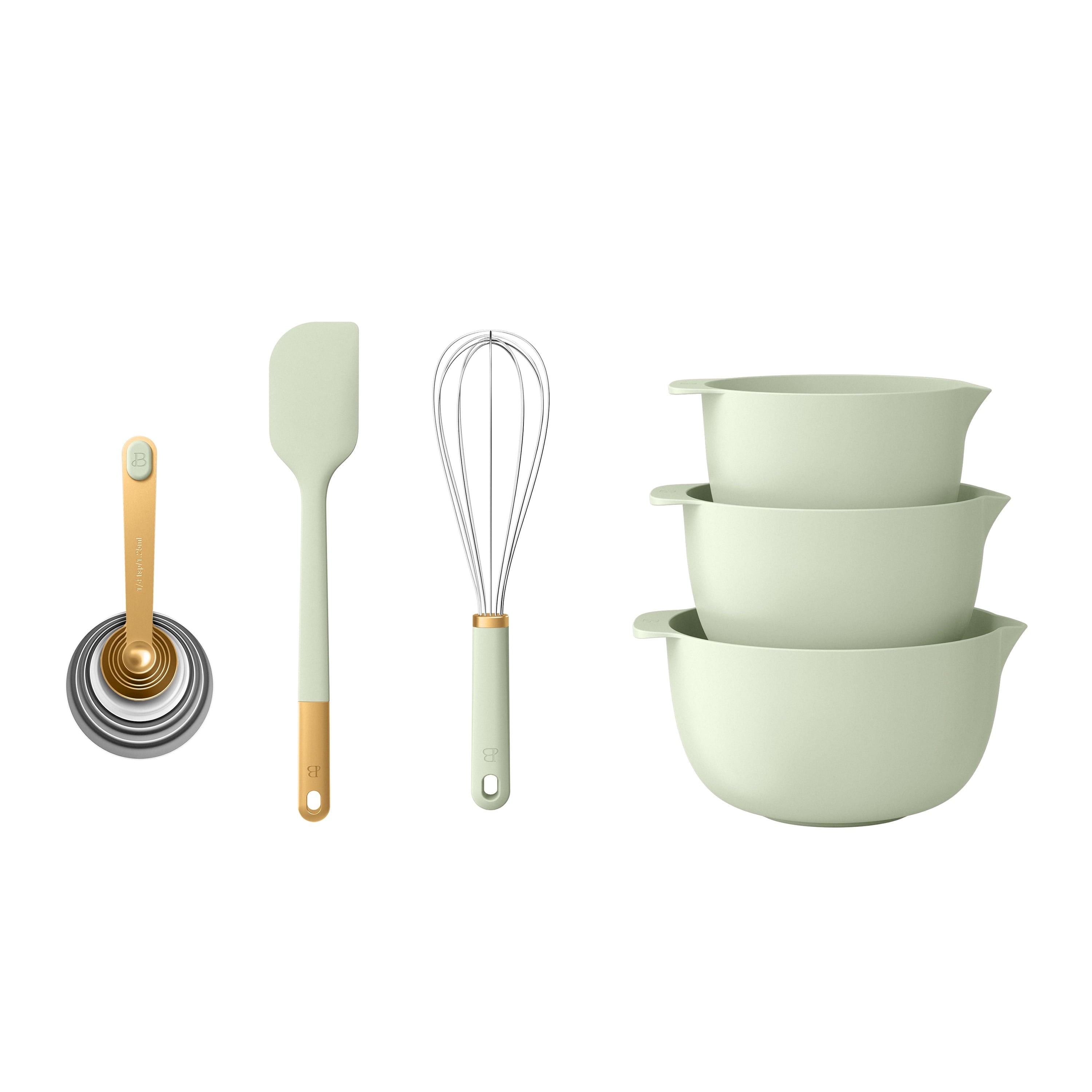 14-Piece Mix & Measure Set, Porcini Taupe by Drew Barrymore