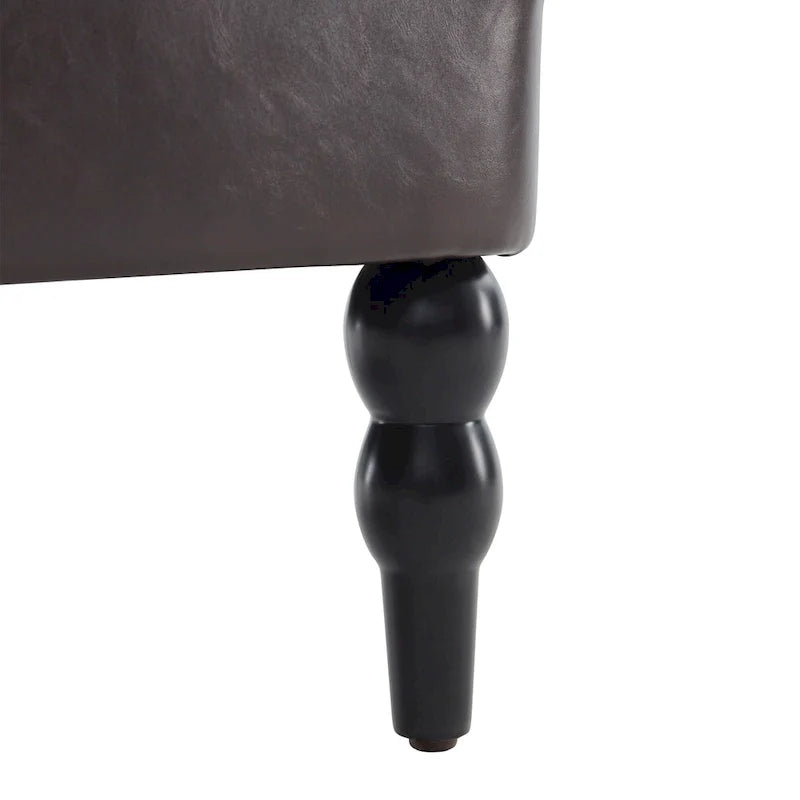 Upholstered Accent Chair with Lumbar Pillow - Single Seat