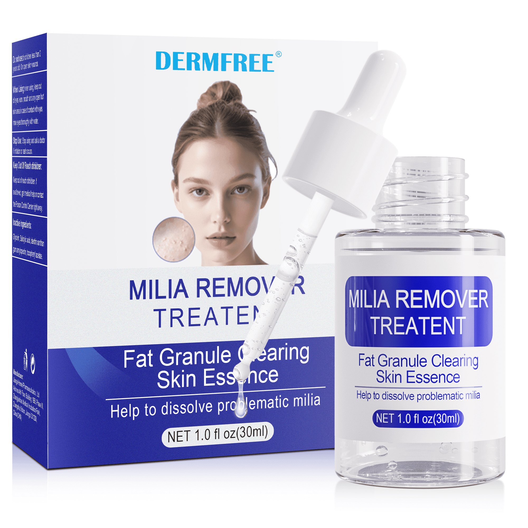 30 mL Treatment, Milia Spot Treatment with Salicylic Acid Milia Acne Serum Clearing Skin Essence