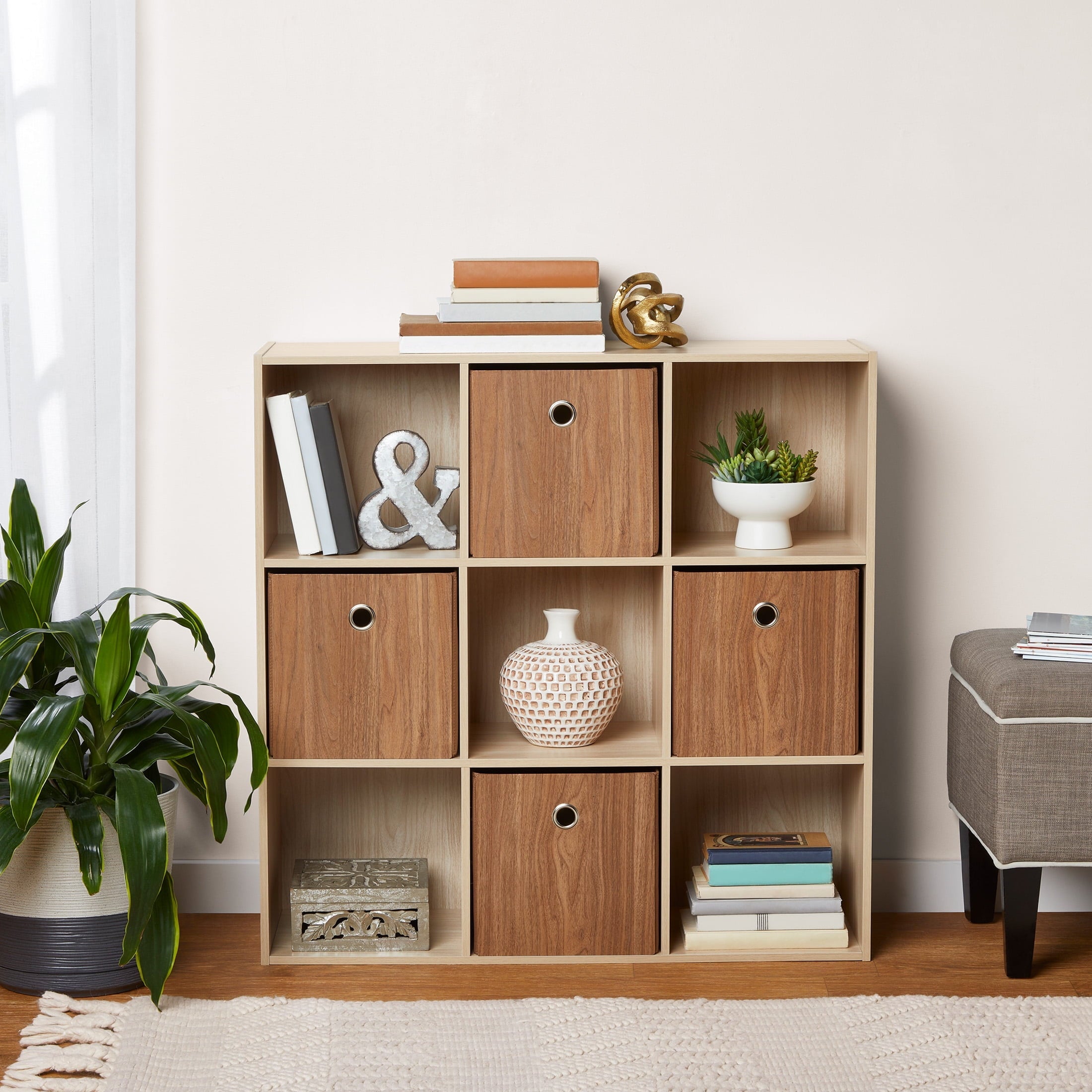 9 Cube Storage Organizer, White