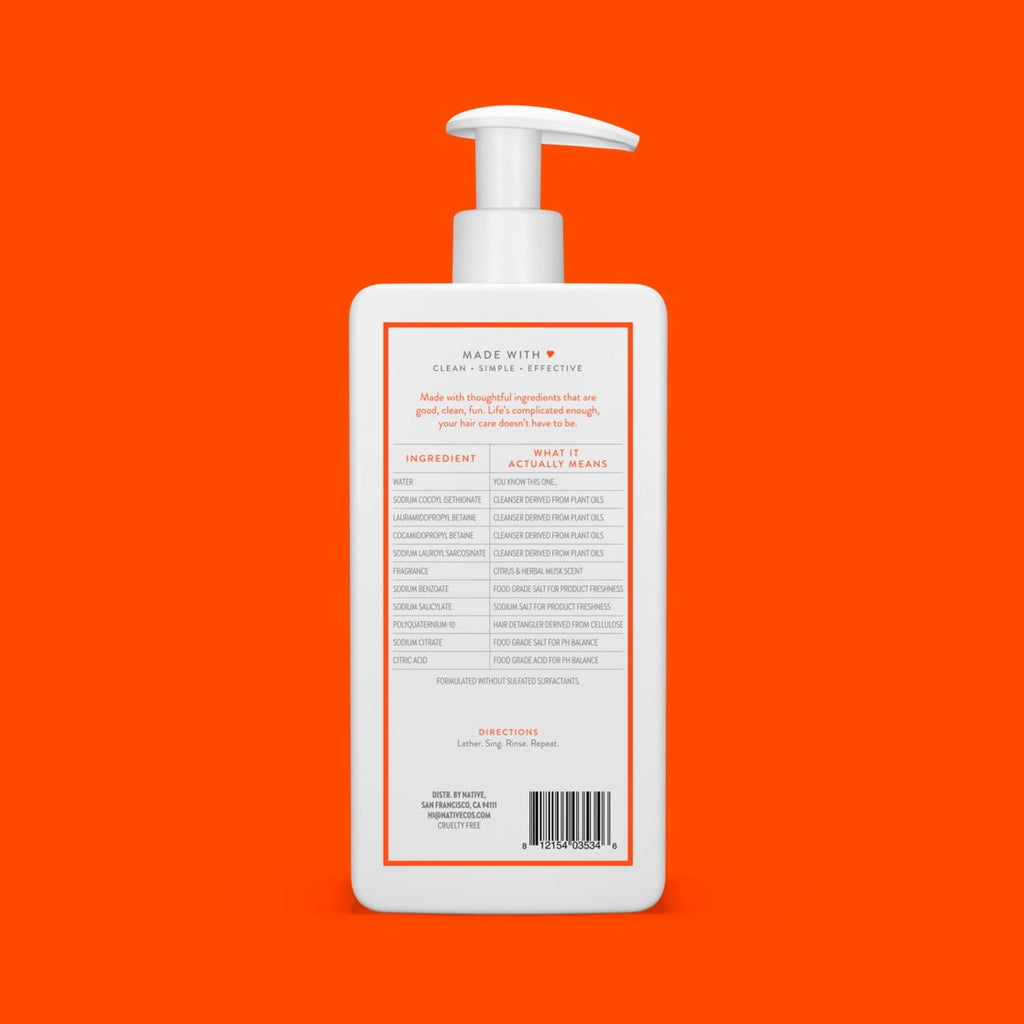 Citrus & Herbal Musk Shampoo 16.5oz