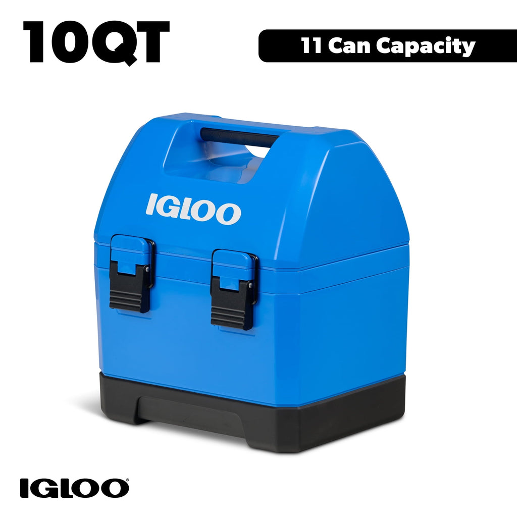 10 QT Gripper CoolBox Personal Cooler, Blue