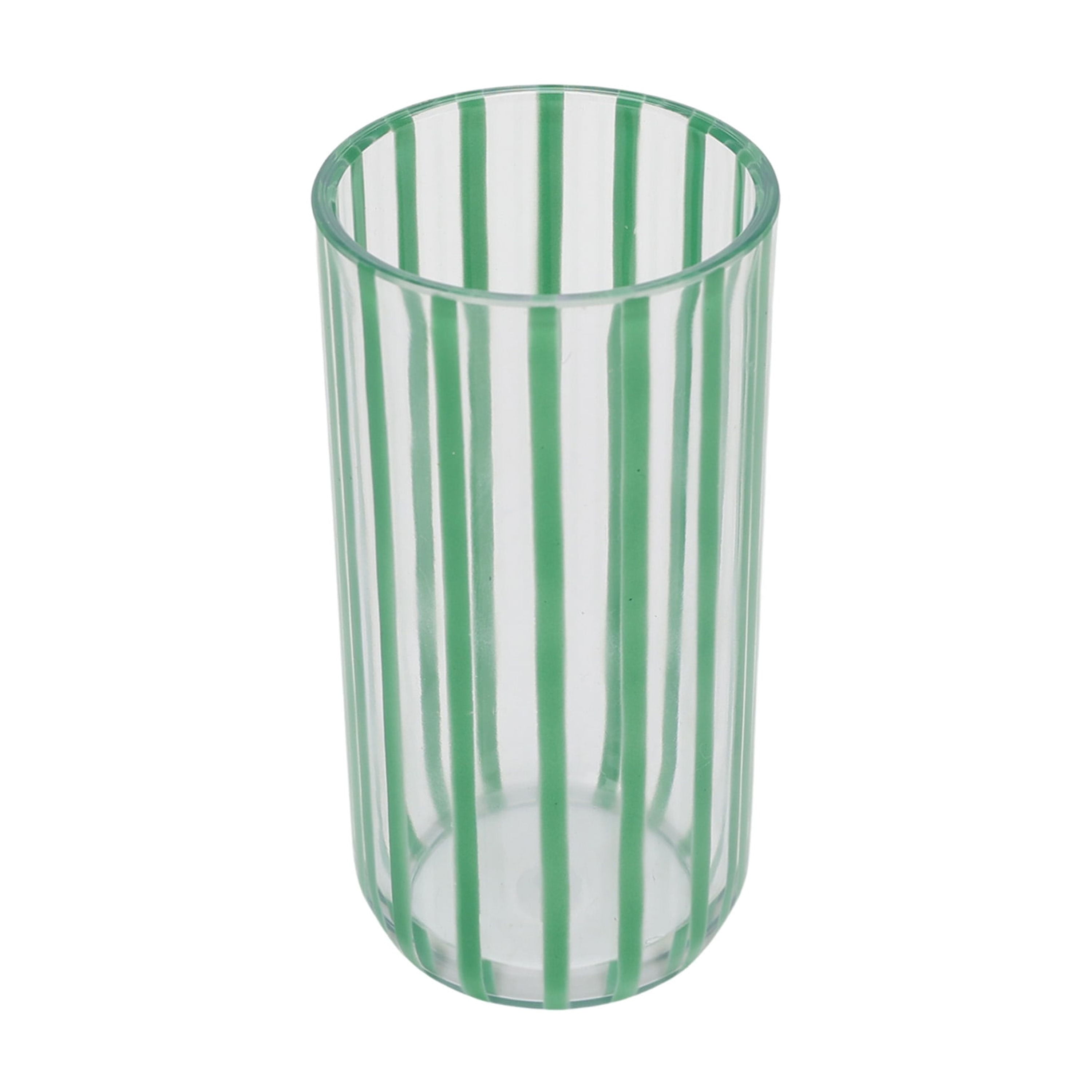 by Becky G. & Alejandra 18-Ounce Tall Acrylic Stripe Line Tumbler, Blue