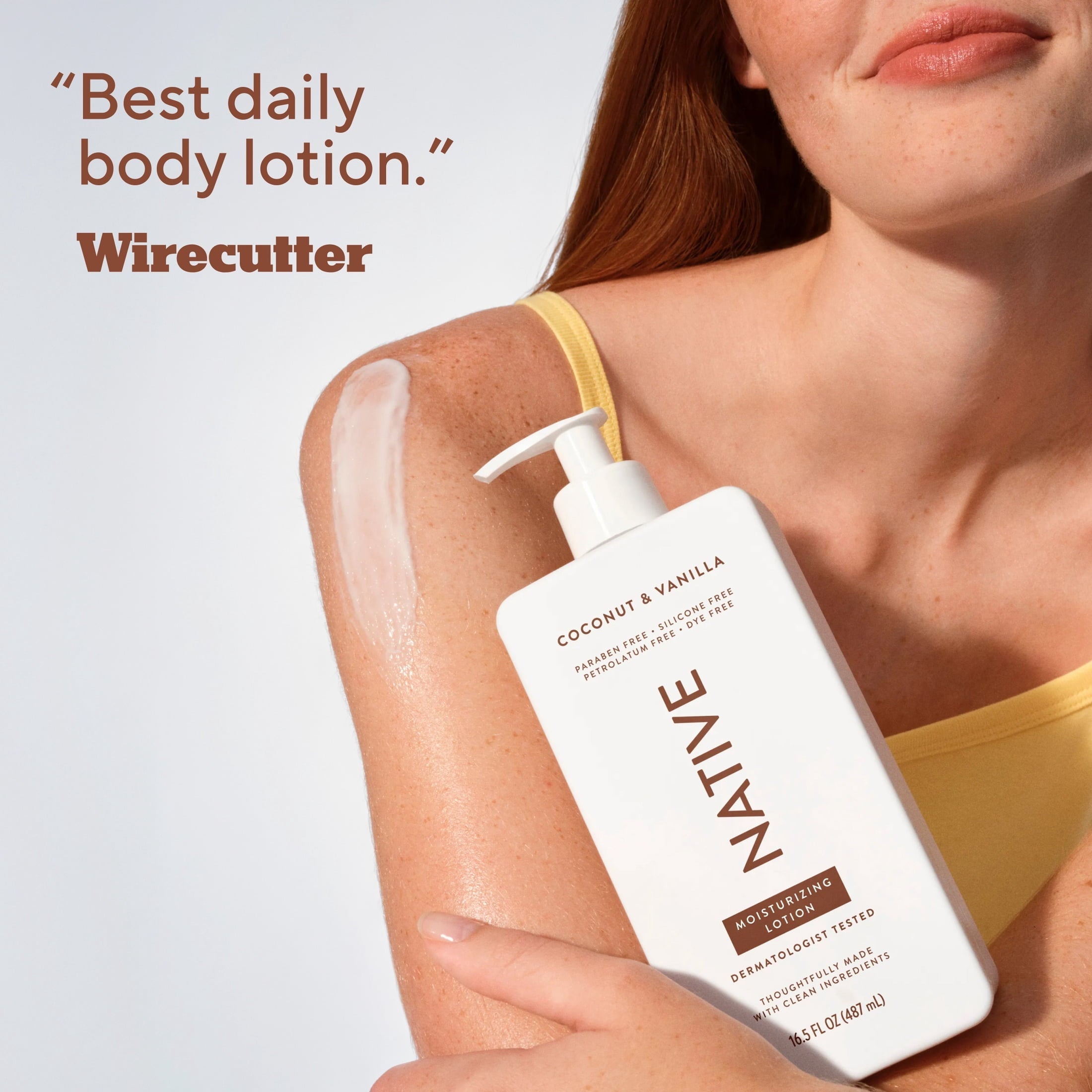 (6 pack) Native Lotion, Moisturizing, Paraben Free, Coconut & Vanilla, for Women and Men, 16.5 fl oz