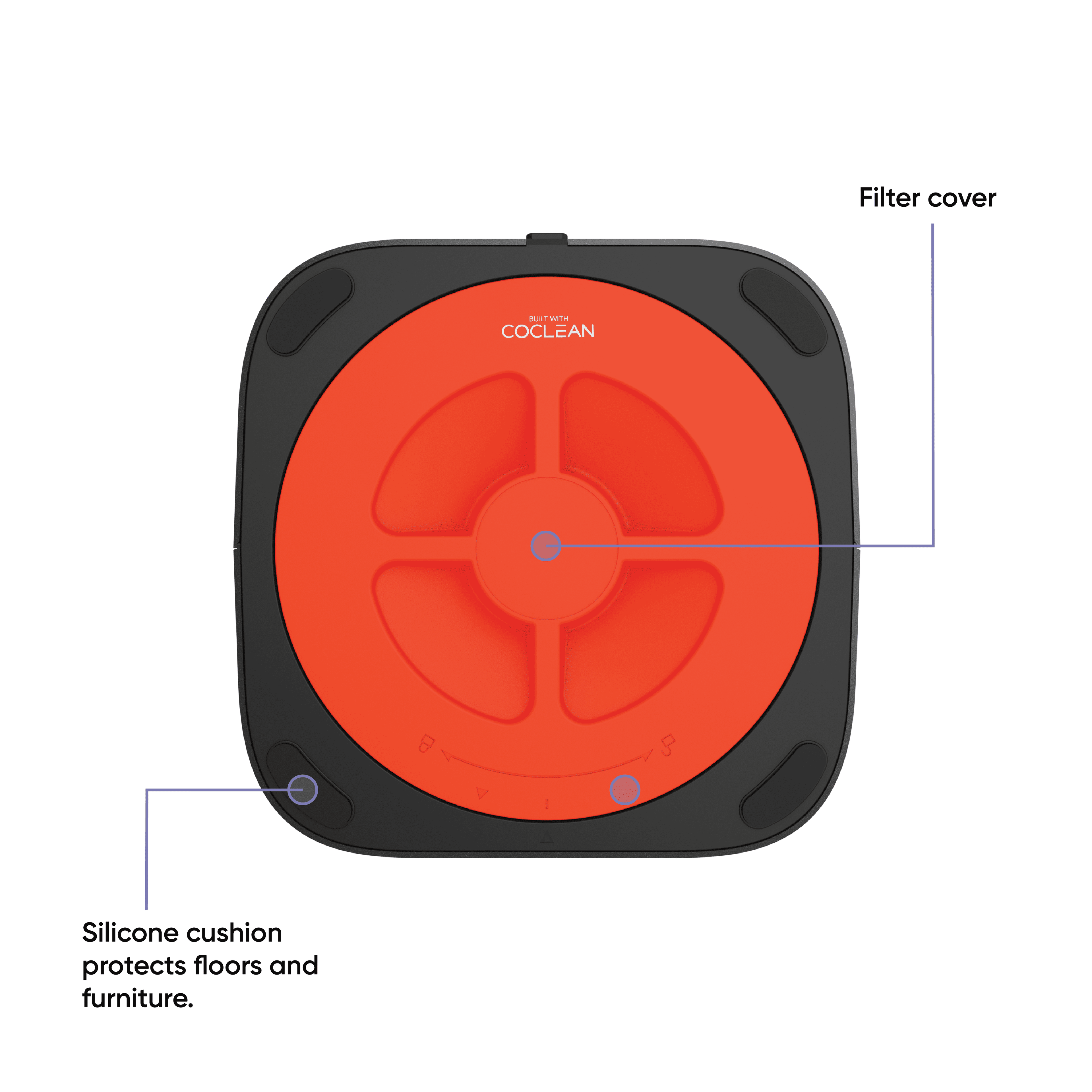 Air Purifier Allergen Filter Standard WSAPUR - Black