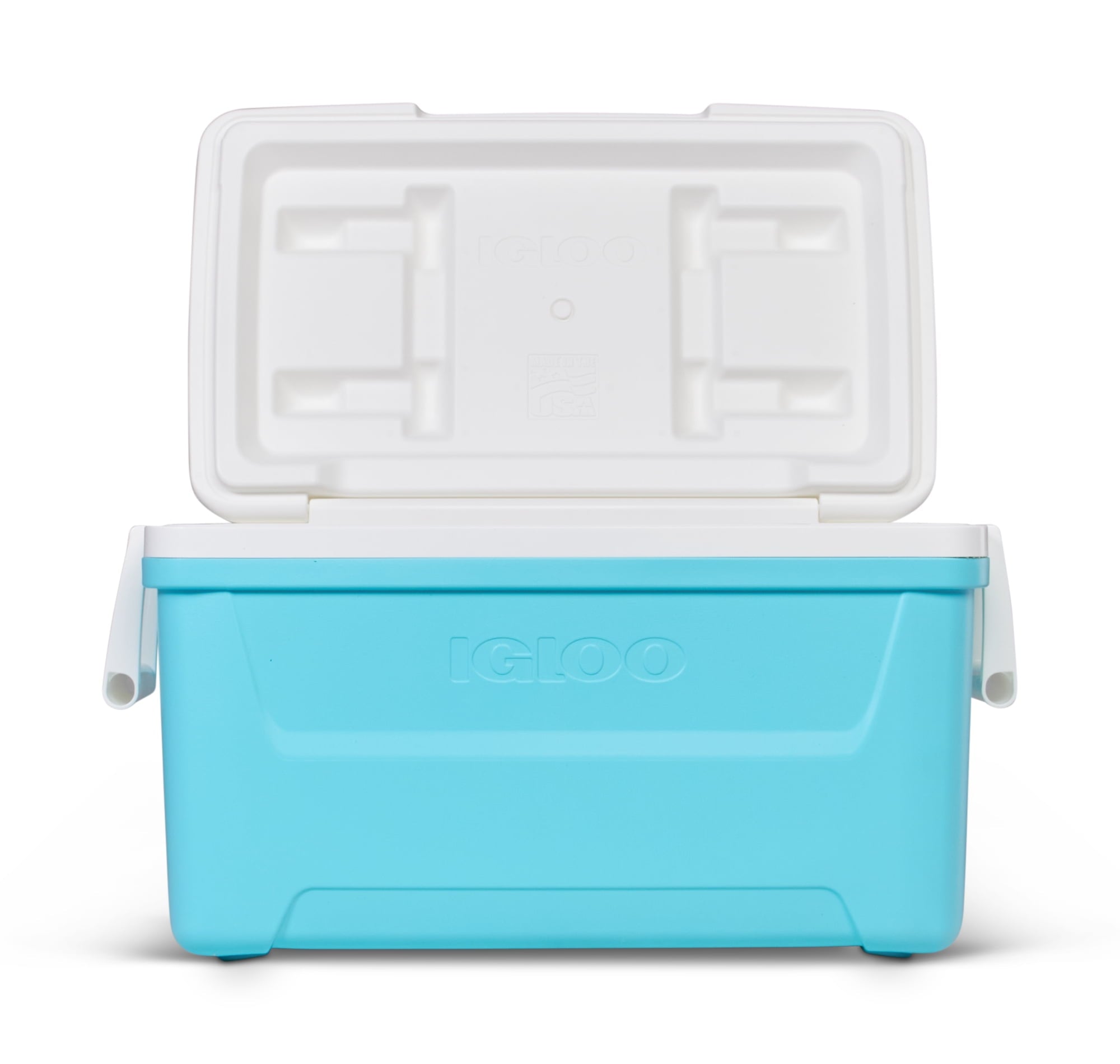 48 QT Laguna Hard Sided Ice Chest Cooler, Red
