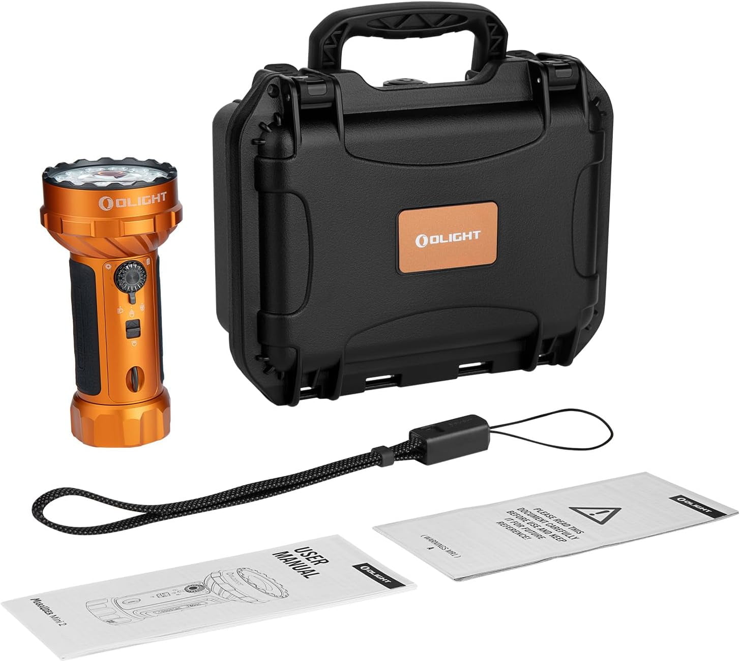 Marauder Mini 2 Bright Flashlight 10,000 Lumen with 750 Meters Beam Distance, Rechargeable Light with Dual Charging & 5 Lighting Modes for Outdoor, Camping, Emergencies (Midnight Blue)