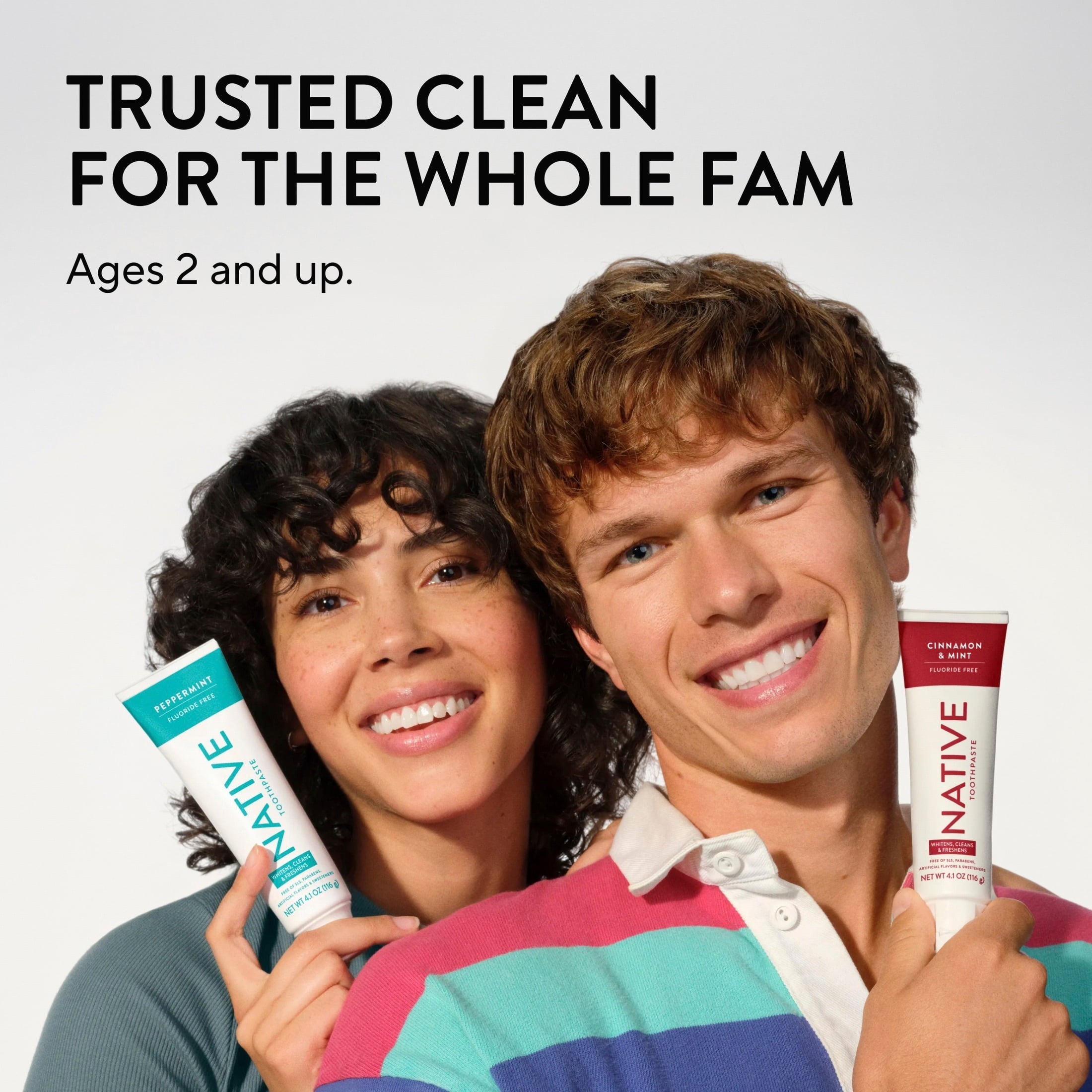 Fluoride Free Toothpaste, Charcoal & Mint Flavor, 4.1 oz, for Adults & Kids 2+