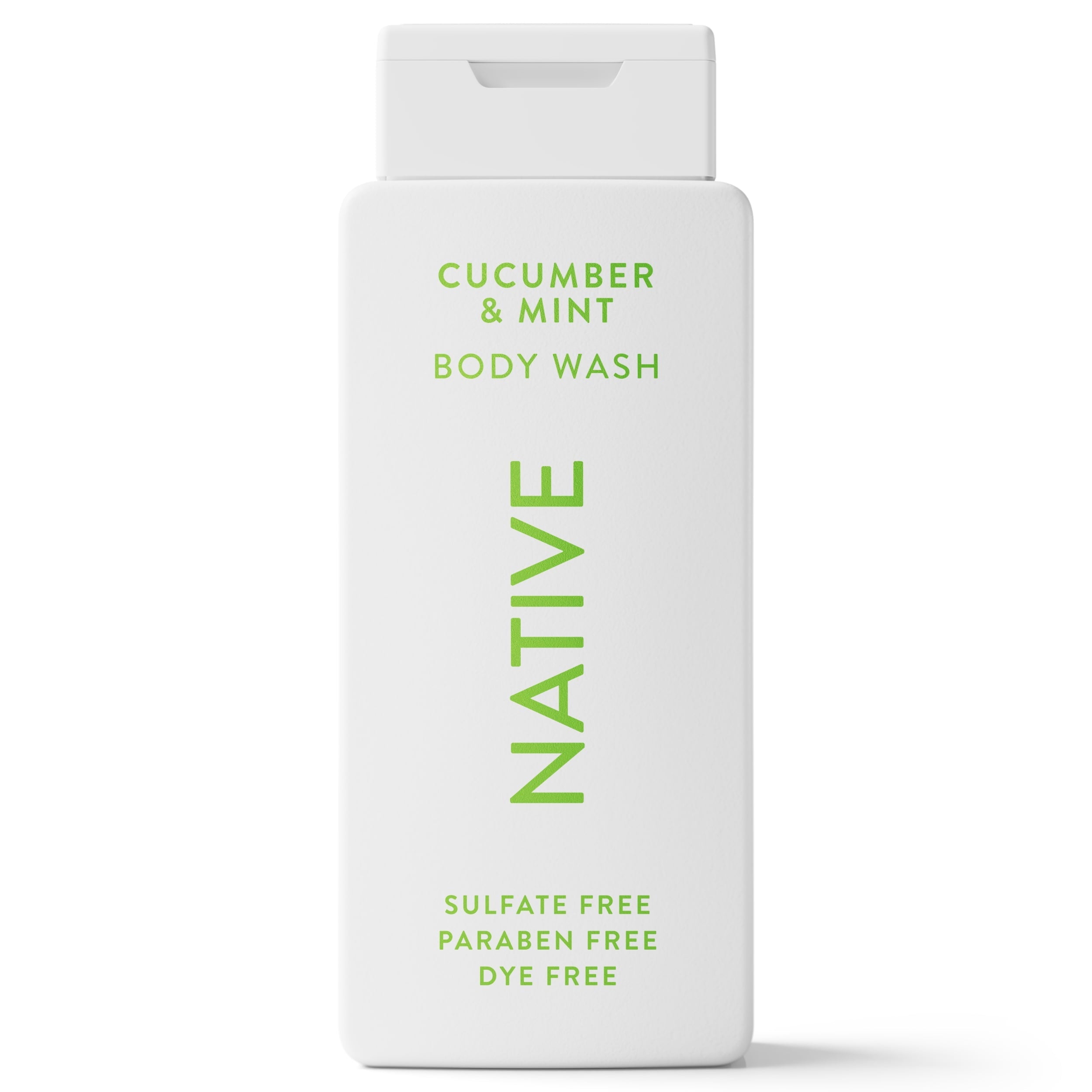Body Wash, Cucumber & Mint, Sulfate Free, Naturally Derived Ingredients, 24hr Freshness, for Women & Men, 18 fl oz