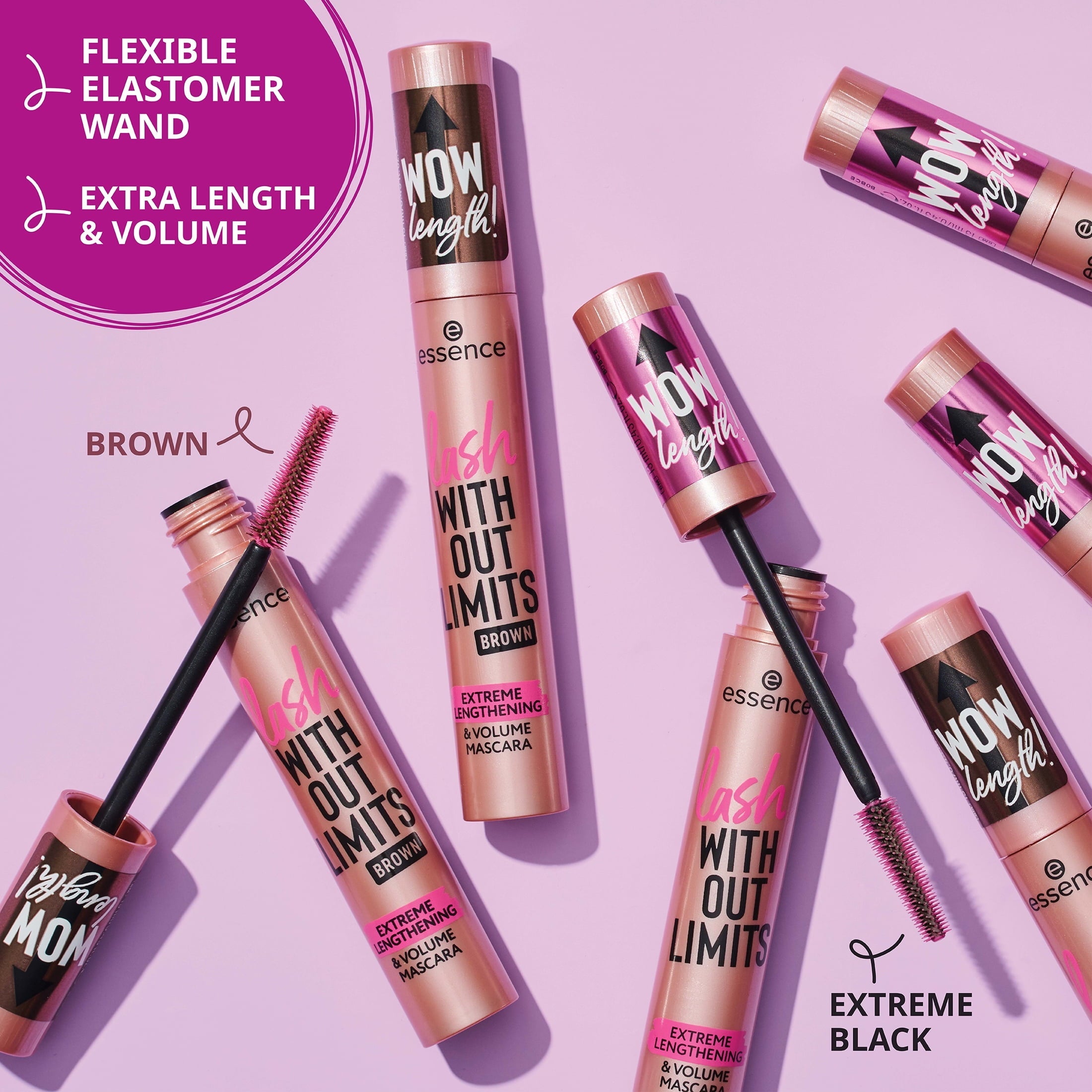 Lash Without Limits Extreme Lengthening & Volume Mascara, 01 Ultra Black
