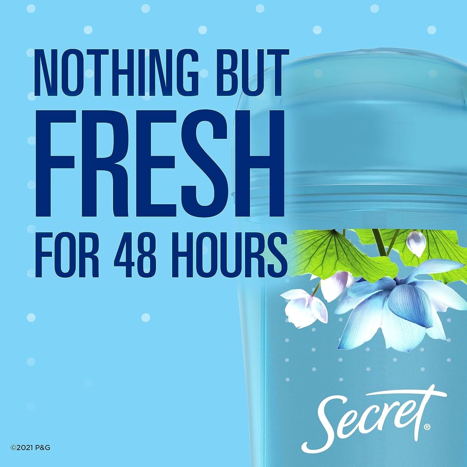 Fresh Clear Gel Antiperspirant and Deodorant for Women, Waterlily Scent, 2.6oz (Pack of 3)