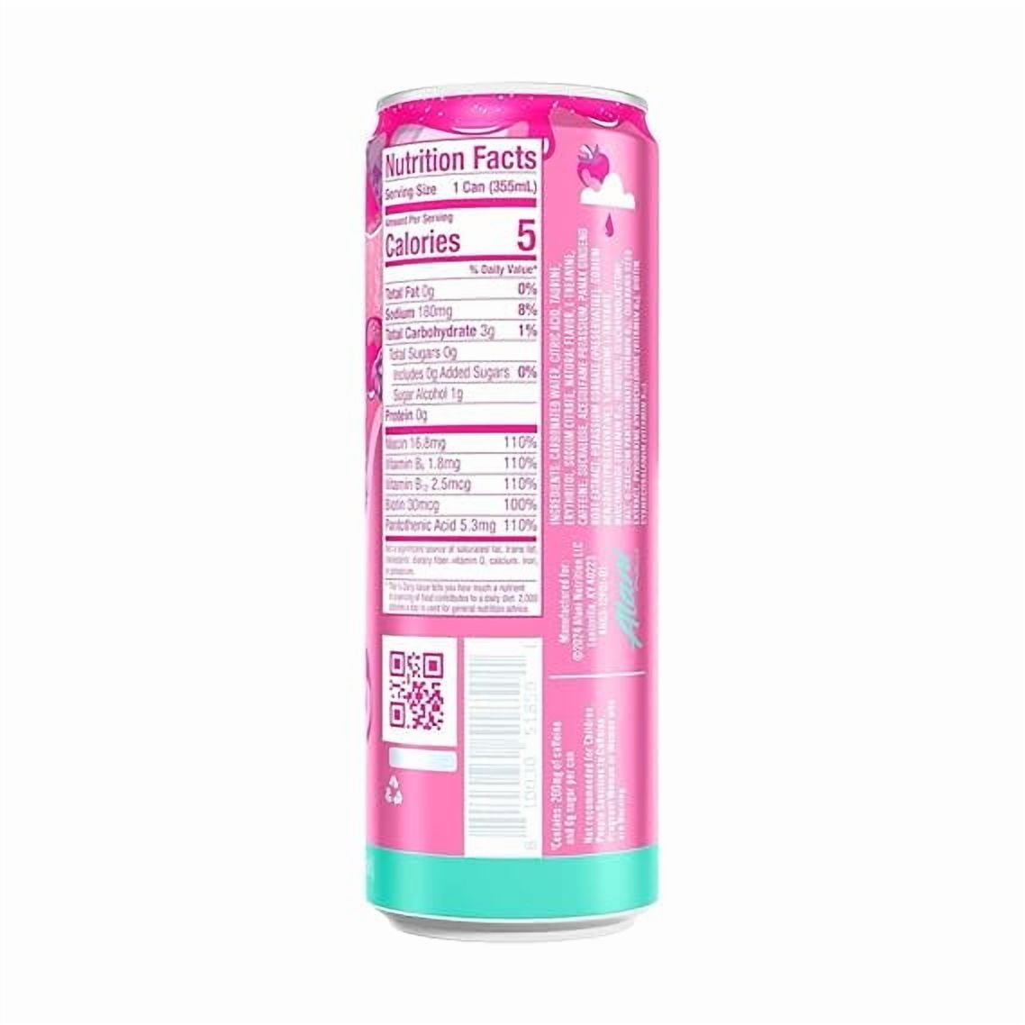 New Alani Energy Drinks Variety Pack - Blue Slush, Pink Slush, Watermelon Wave, Sugar-Free & Low-Calorie (12 fl oz, Pack of 6)