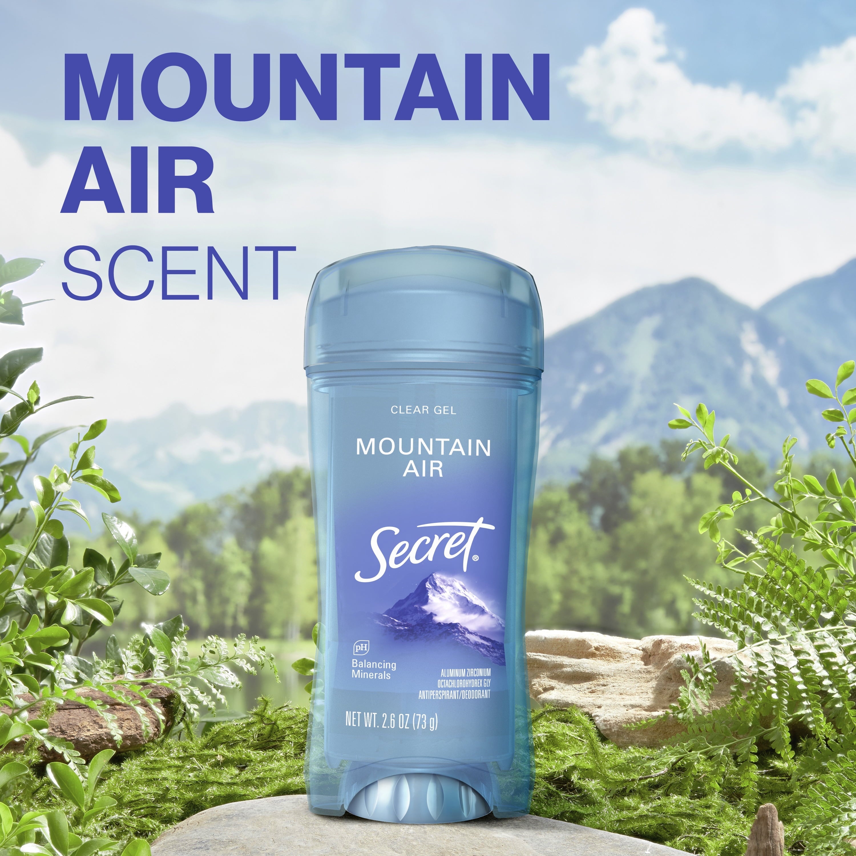 Fresh Clear Gel Antiperspirant & Deodorant for Women, Mountain Air, 2.6oz