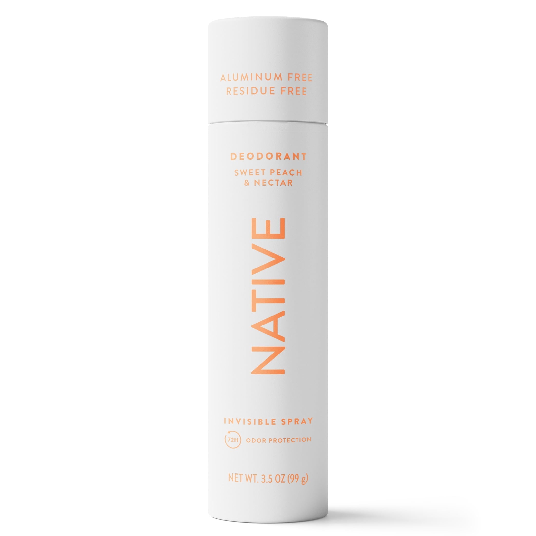 Aluminum Free Deodorant Spray For Women, 72 Hour Deodorant Spray, Sweet Peach & Nectar, 3.5oz