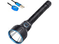 Javelot Pro 2 Long Throw 2500 Lumens LED Rechargeable Flashlight, Black