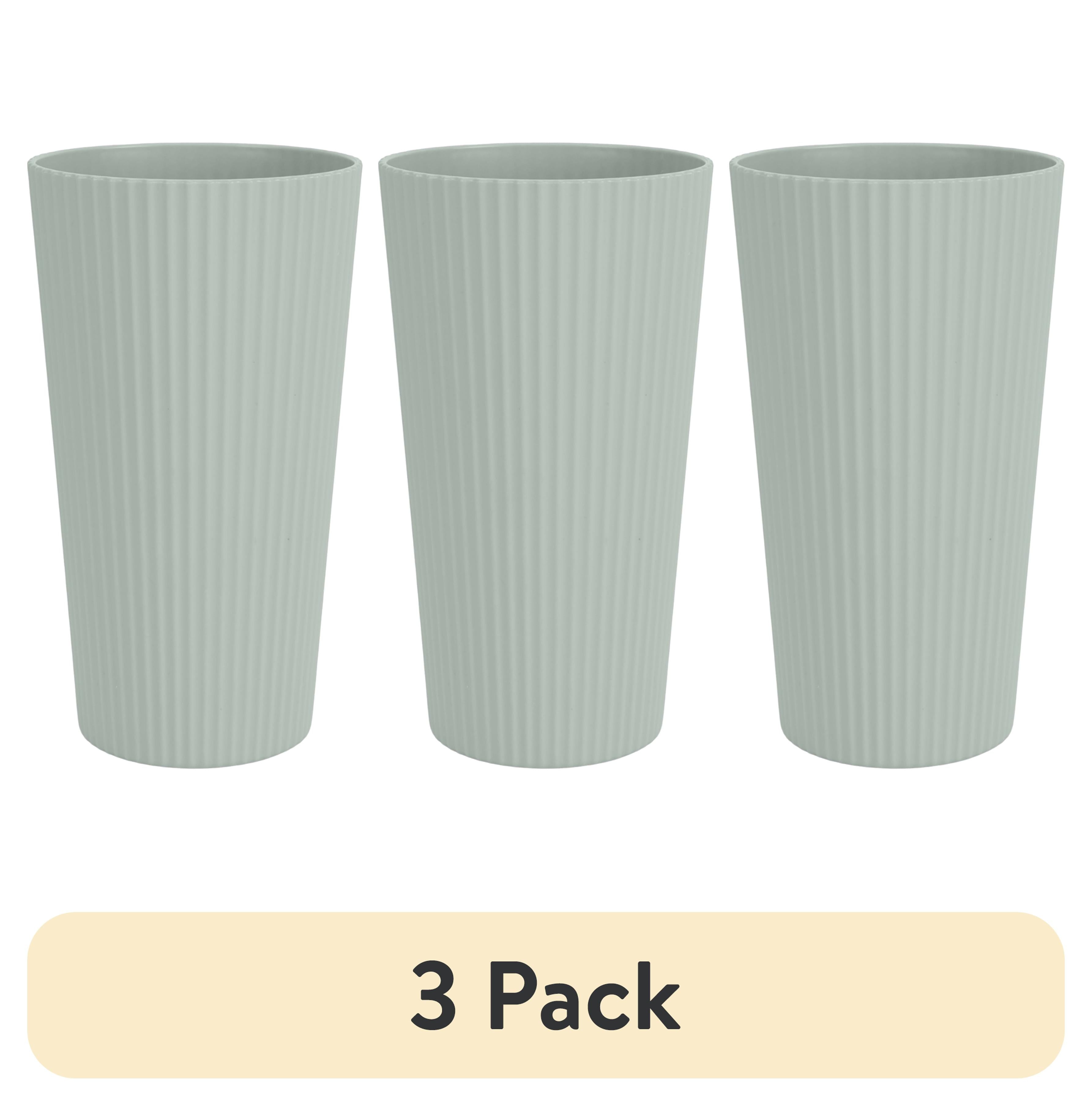 Black Eco-Friendly Recycled Plastic Beverage Tumbler, 26-Ounce