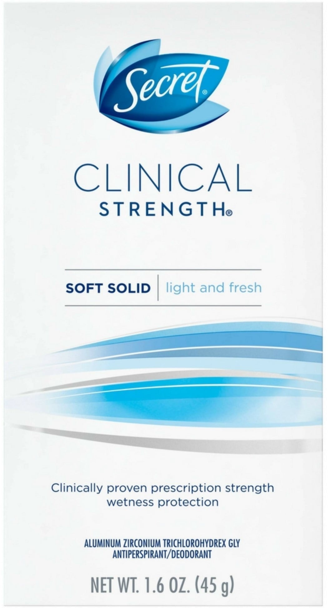 Clinical Strength Anti-Perspirant Deodorant Soft Solid, Light & Fresh Scent 1.60 oz - (Pack of 6)