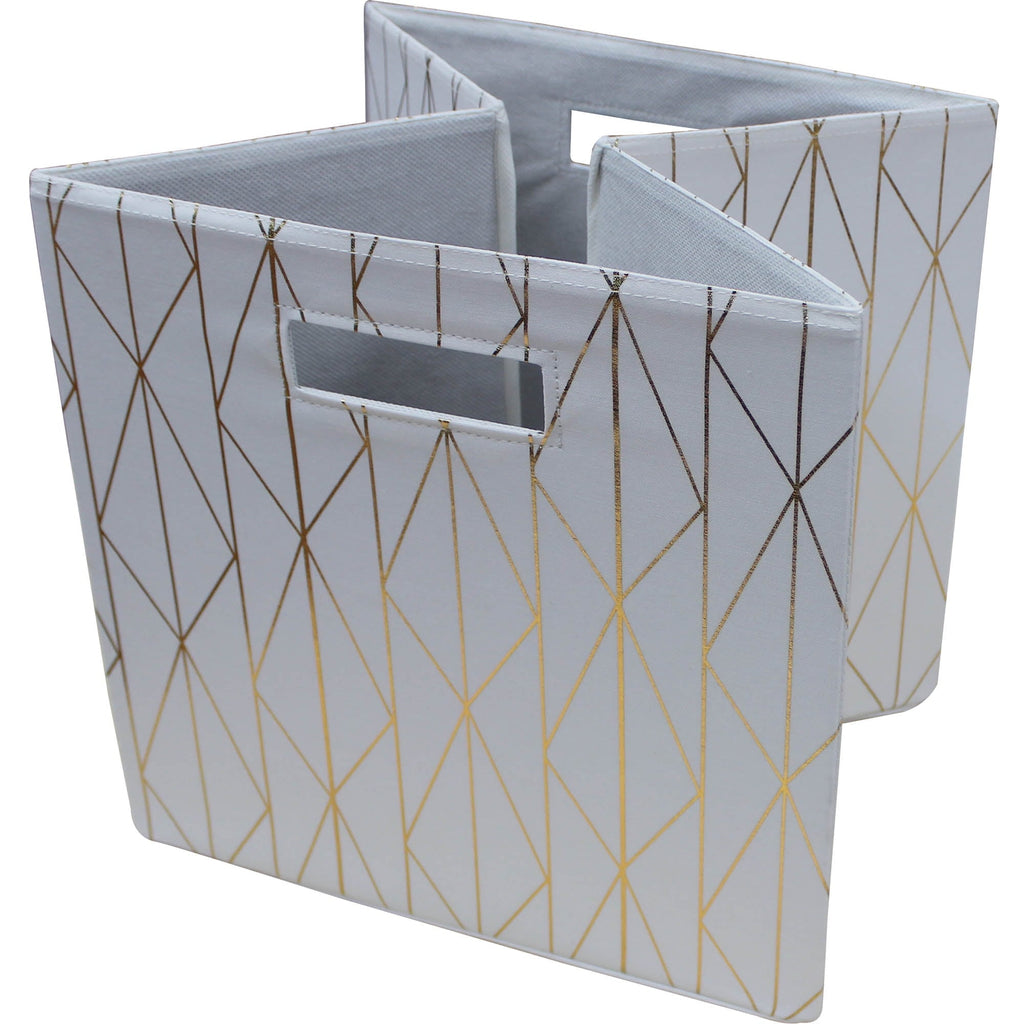 Better Homes & Gardens Collapsible Fabric Cube Storage Bin, Vanilla