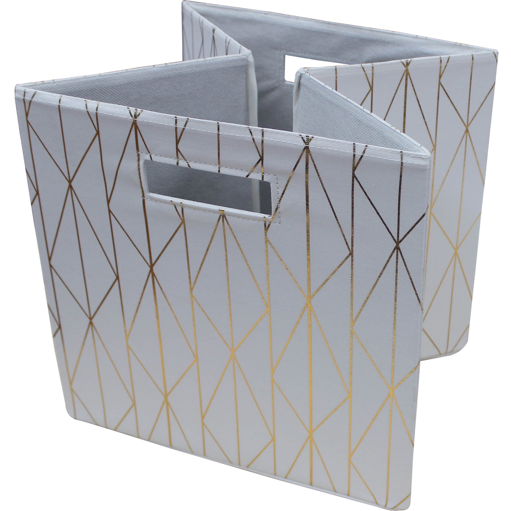 Better Homes & Gardens Collapsible Fabric Cube Storage Bin, Vanilla