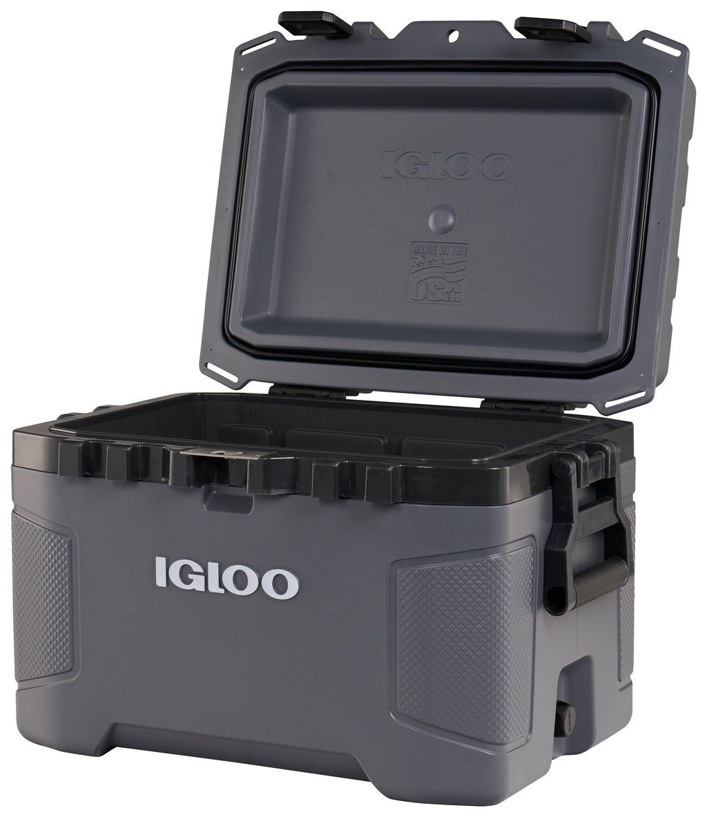 50 qt Hard Sided Thermocooler, Carbonite Gray